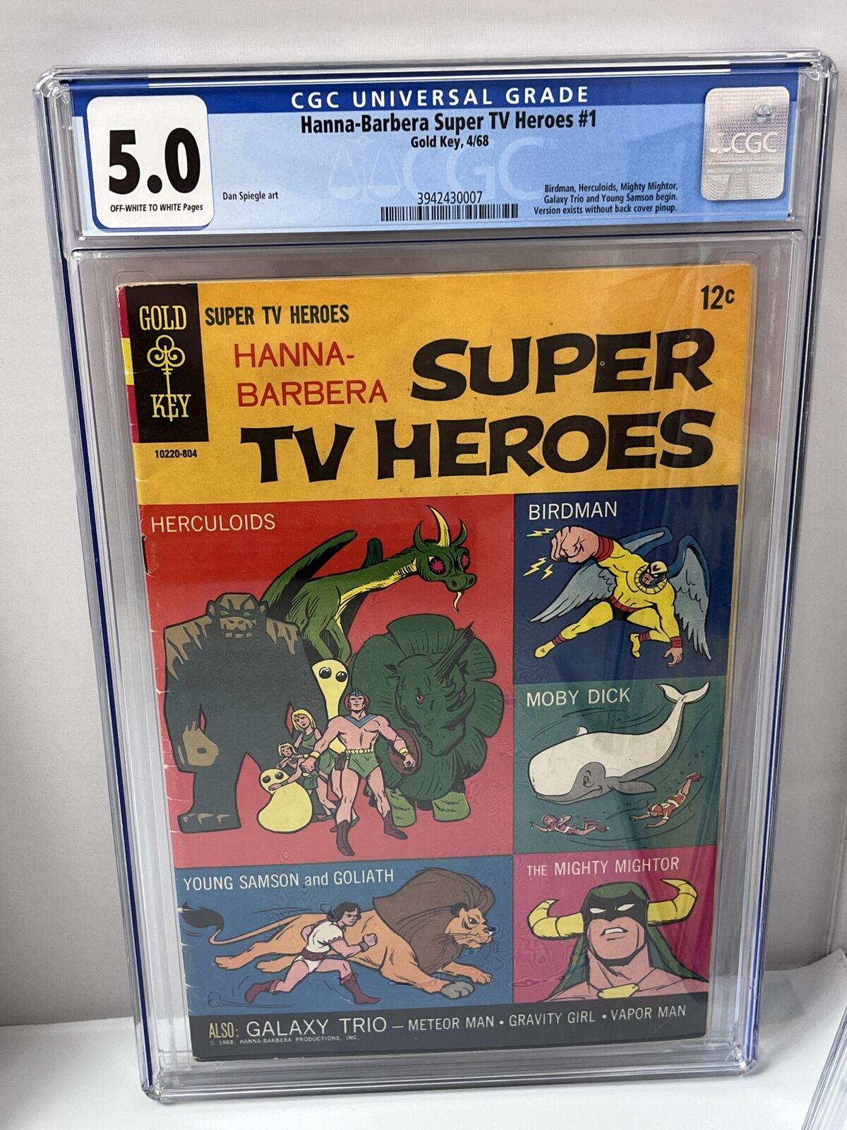 Hanna Barbera Super TV Heroes #1 CGC 5.0 (1968)