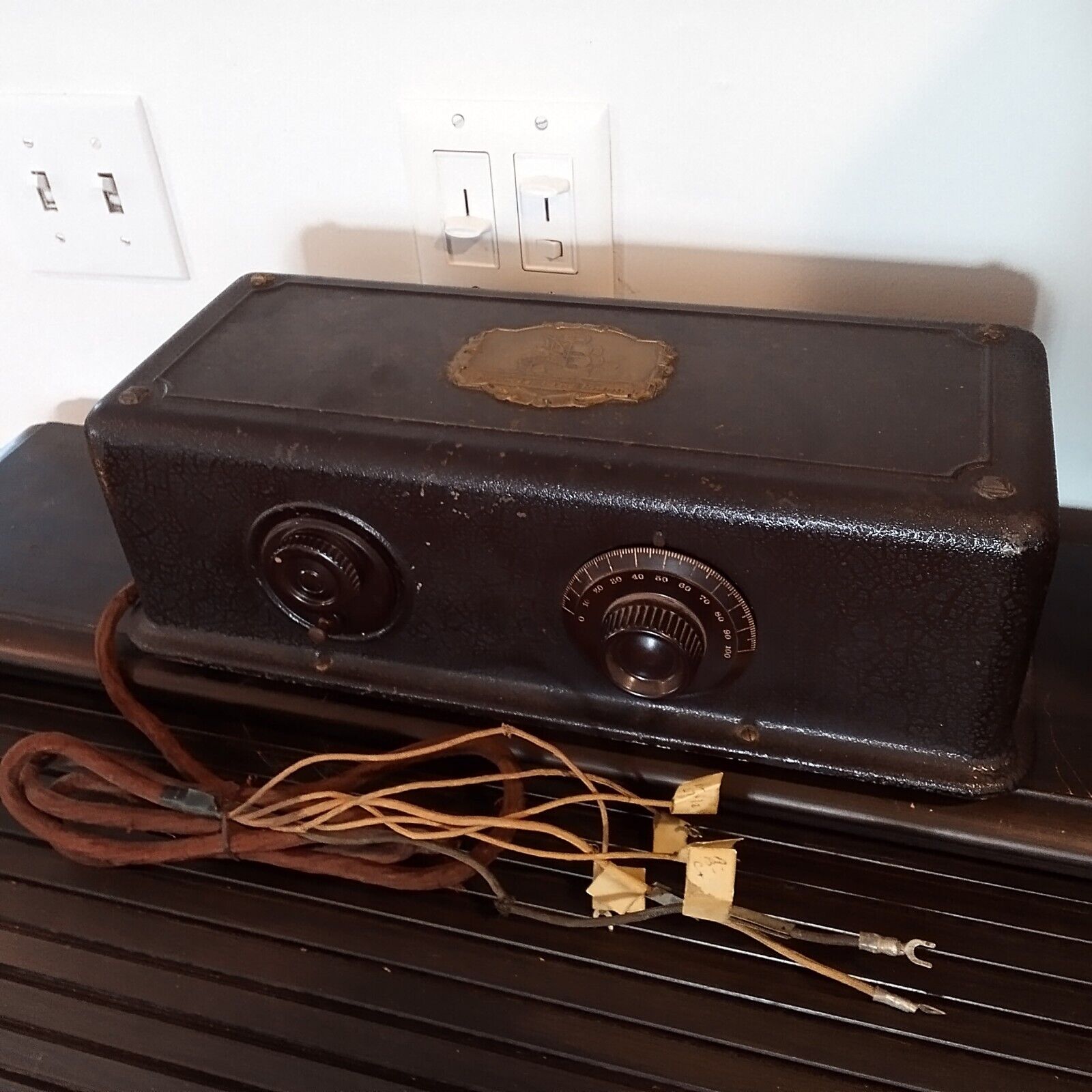 Atwater Kent Model 35  Receiving Set Radio No Tubes