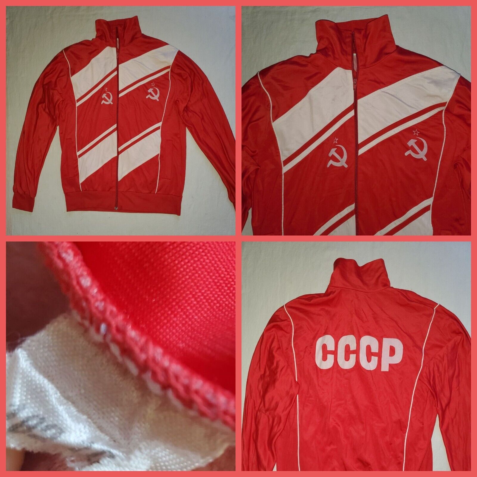 Russian Soviet  Olimpic Team jersey jacket  USSR  vintage