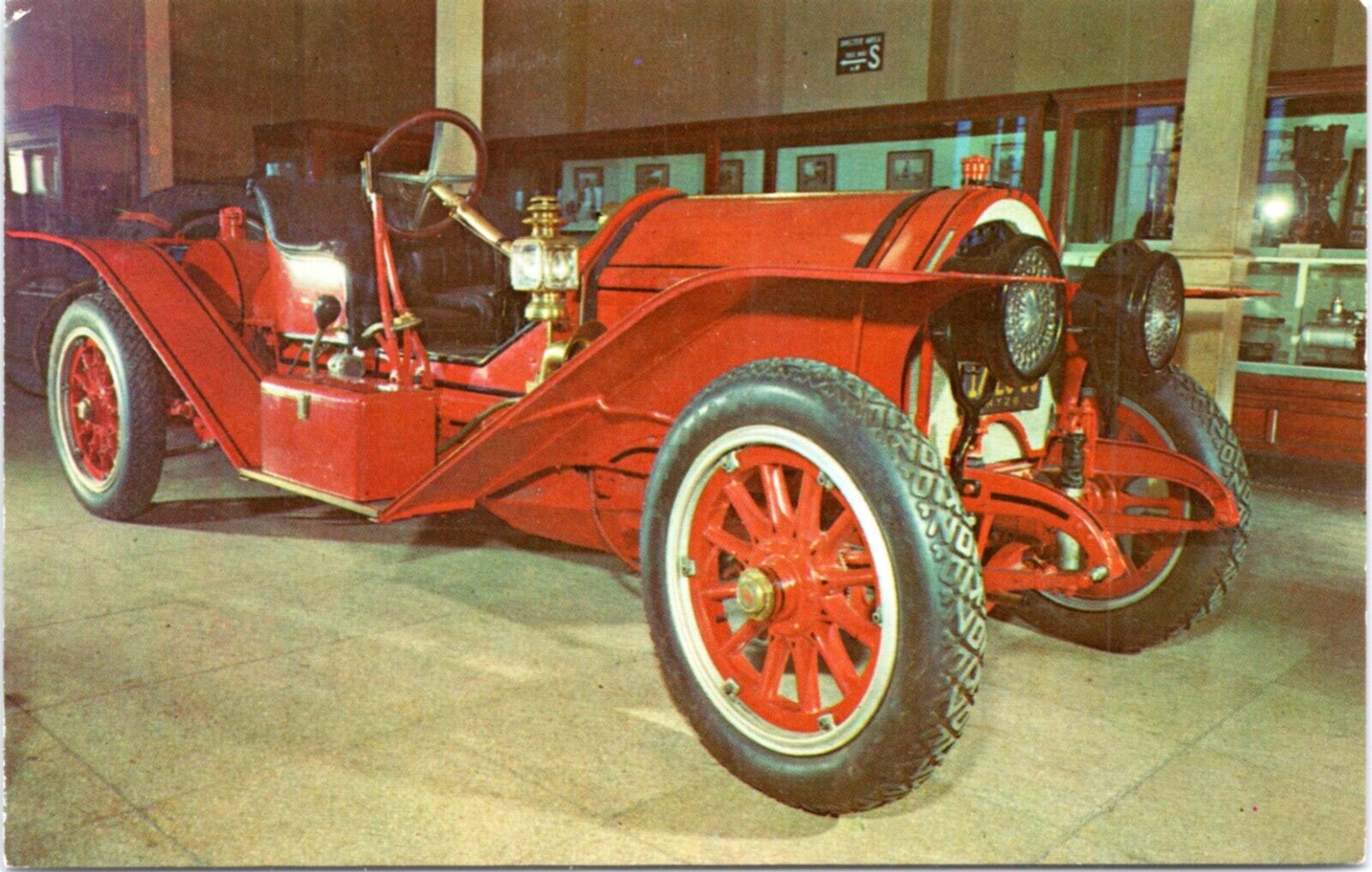 Postcard 1912 Simplex Automobile at the Smithsonian