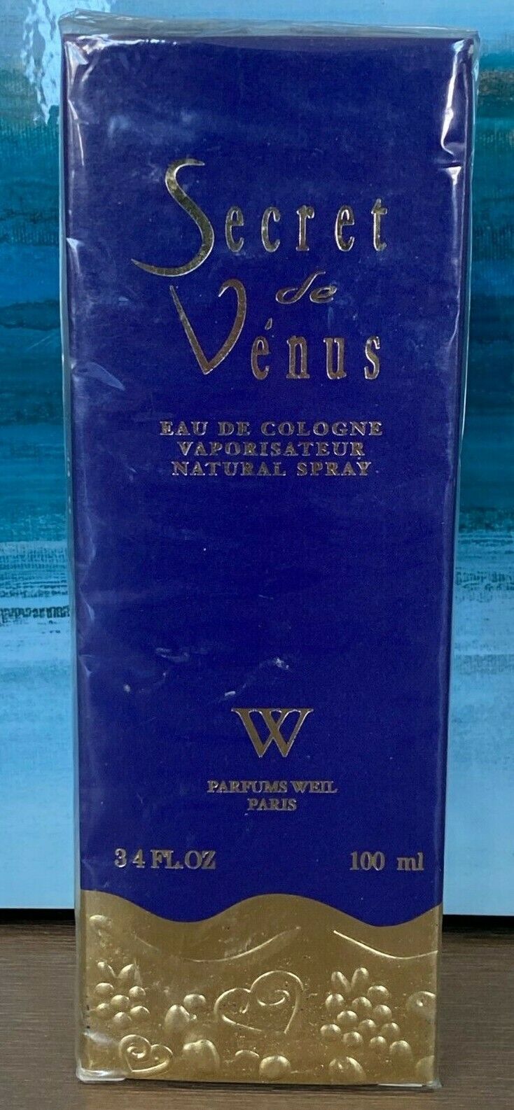 Secret De Venus 3.4 oz/ 100 ml Women Eau De Cologne. Sealed and Discontinued