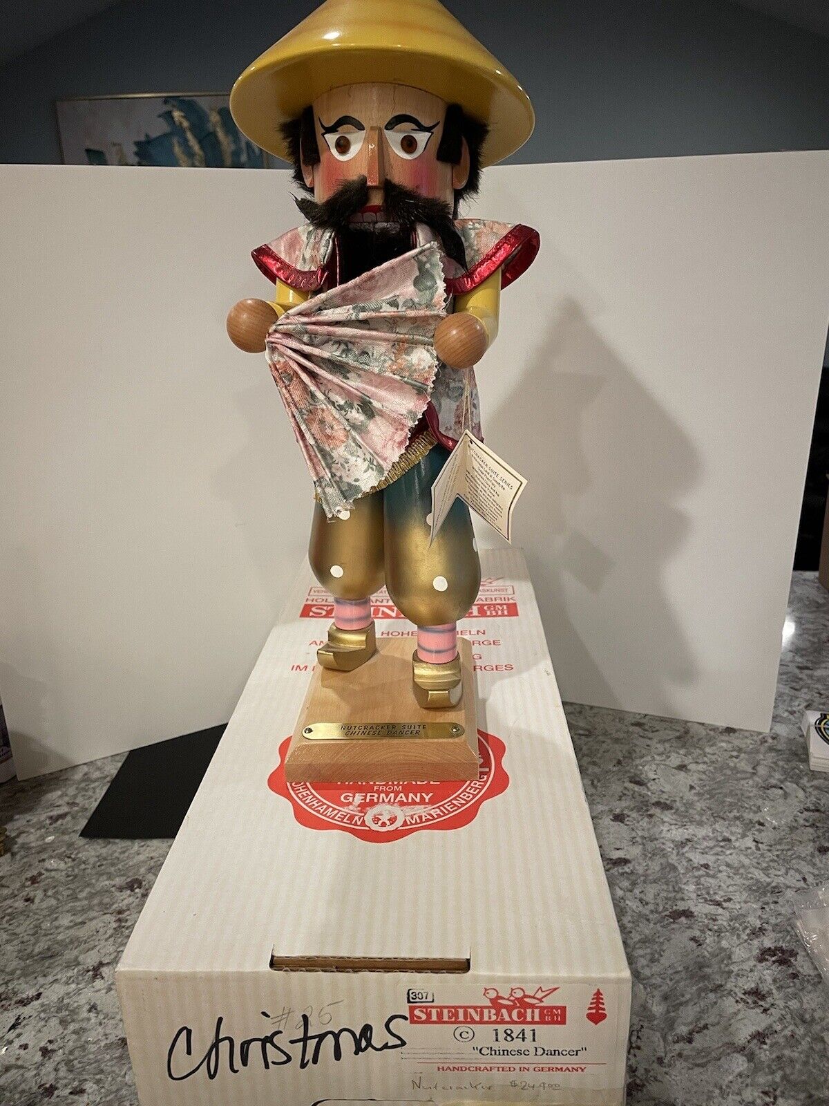 Steinbach Germany 1841 Chinese Dancer Wooden Nutcracker Limited Edition w/Box