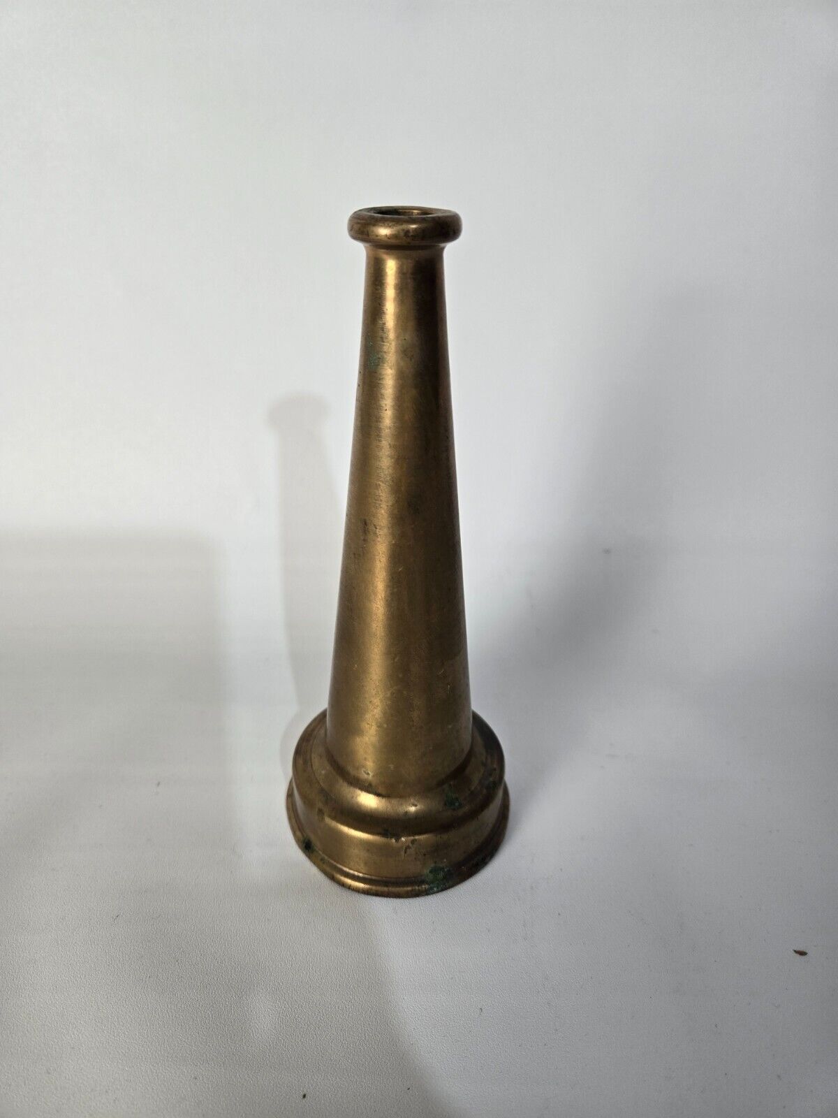 Vintage Brass Fire Hose Nozzle - 6\
