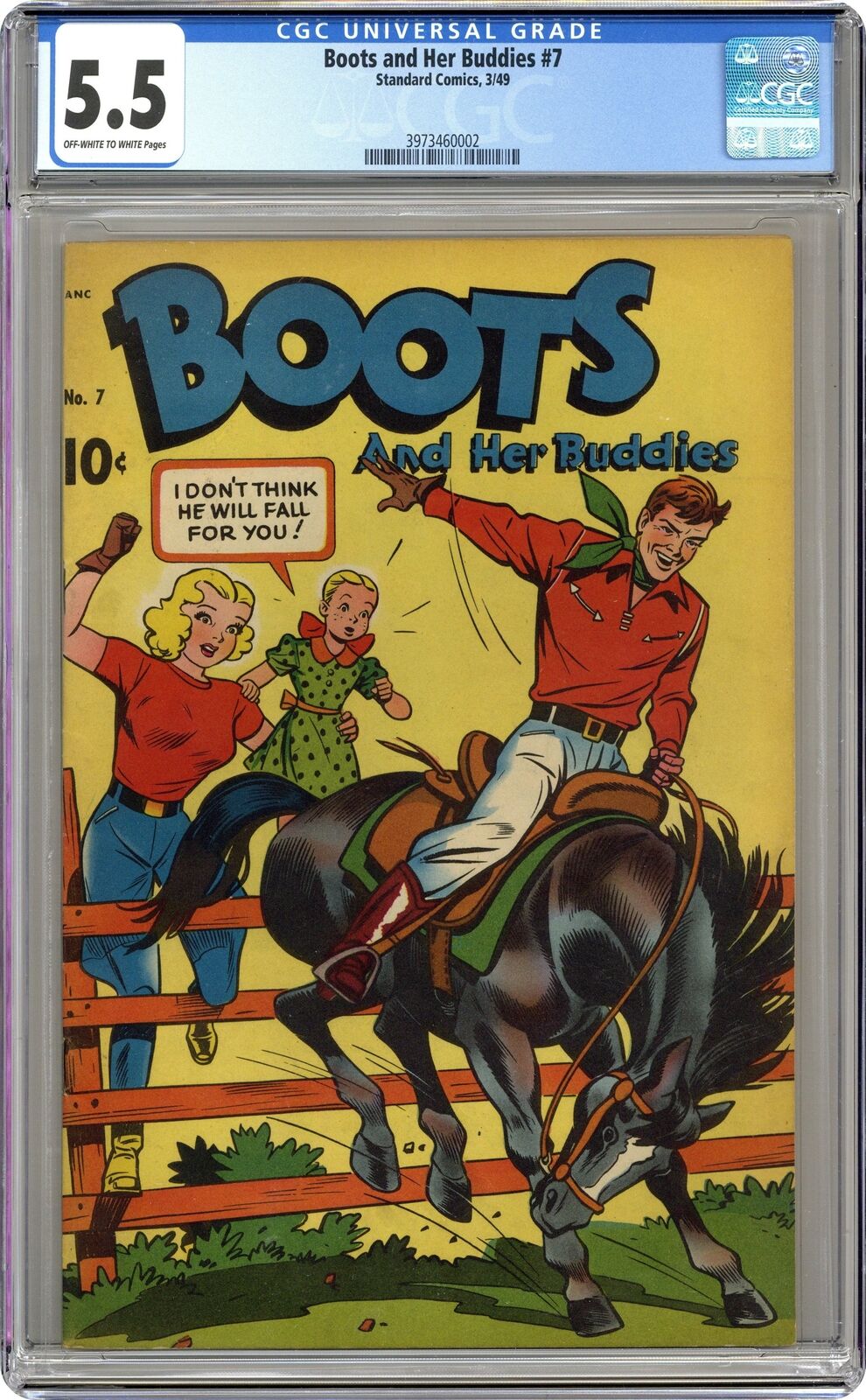 Boots and Her Buddies #7 CGC 5.5 1949 3973460002