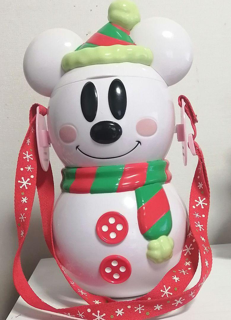 Mickey Mouse Christmas Popcorn Bucket Snowman Tokyo Disney Resort