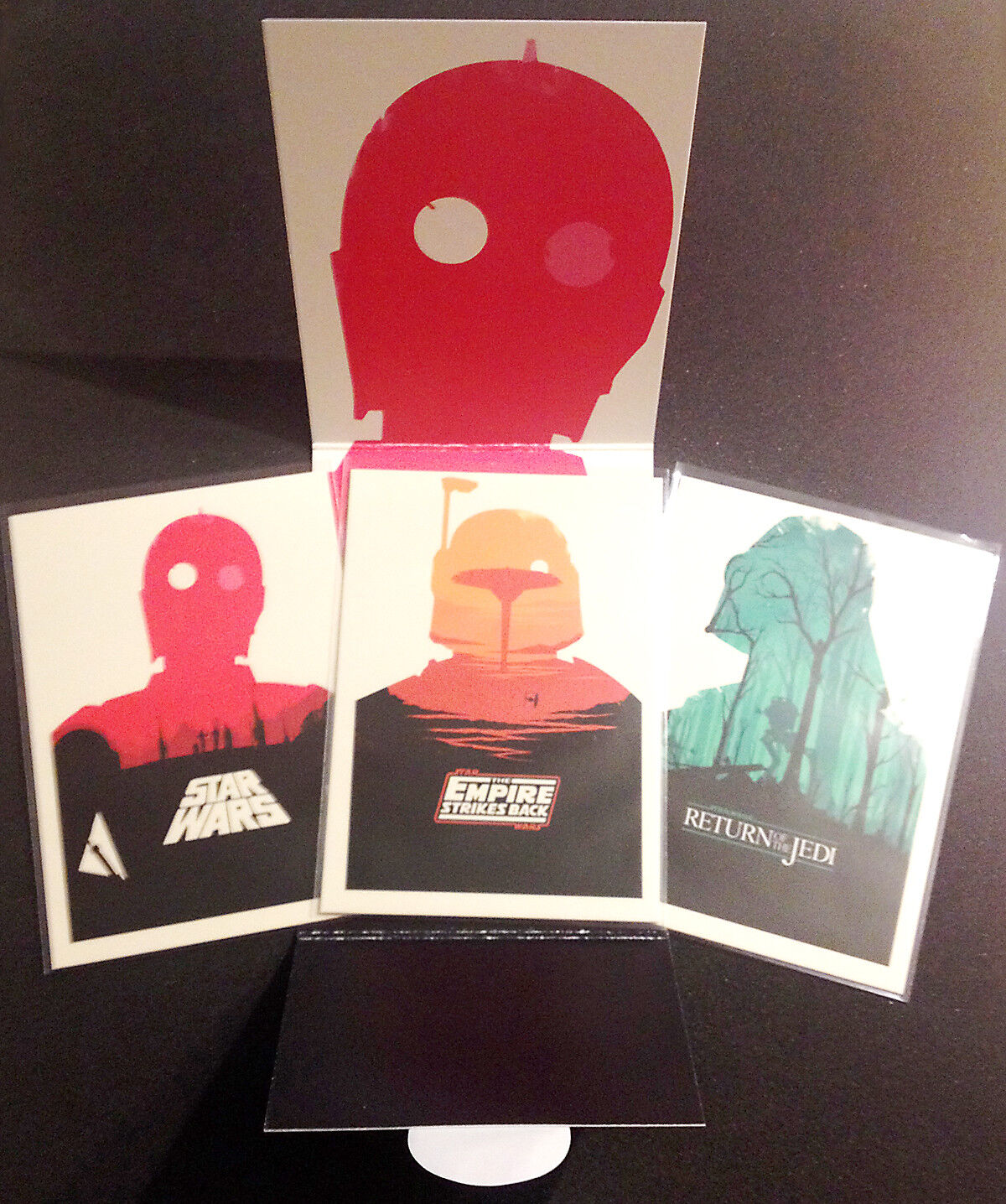 STAR WARS Olly Moss 3 Card Collection - Mondo Limited Edition Set - 1 of 1000