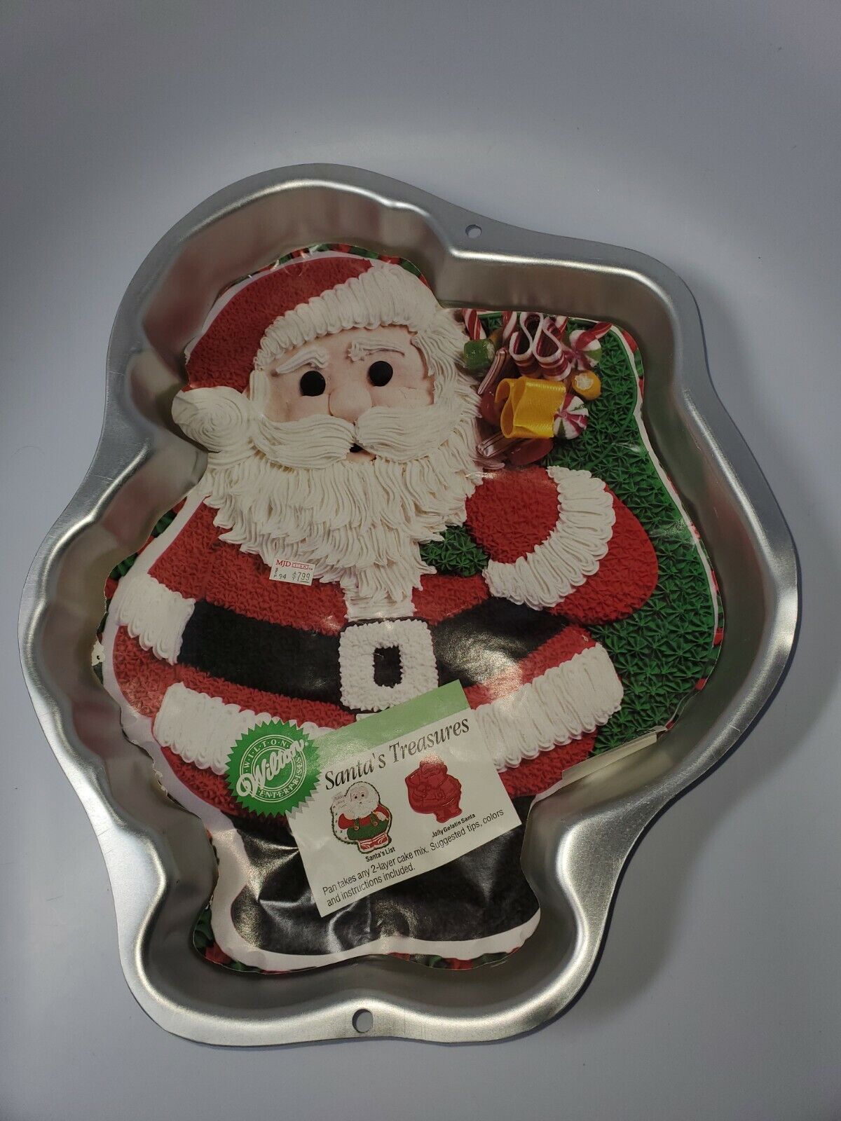 Vintage 1993 Wilton Santa\'s Treasures Cake Pan #2105-9338 Great Appears Unused