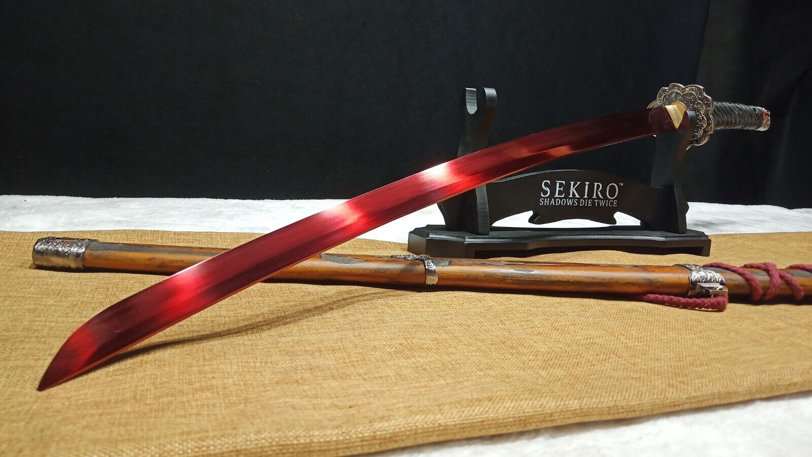Sekiro: Shadows Die Twice Replica Red Blade Samurai Sword Katana
