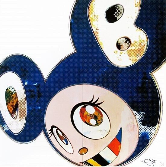 Takashi Murakami And Then x 6 Blue signed print ED 300 kaikai kiki