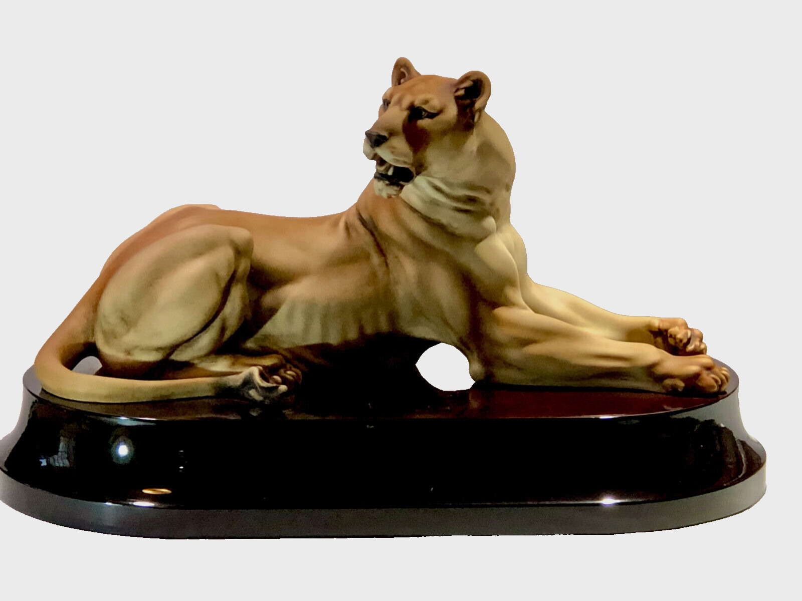 RARE Giuseppe Armani Lioness 1843C Limit Ed Sculpture Italy  COA,  Box & Signed
