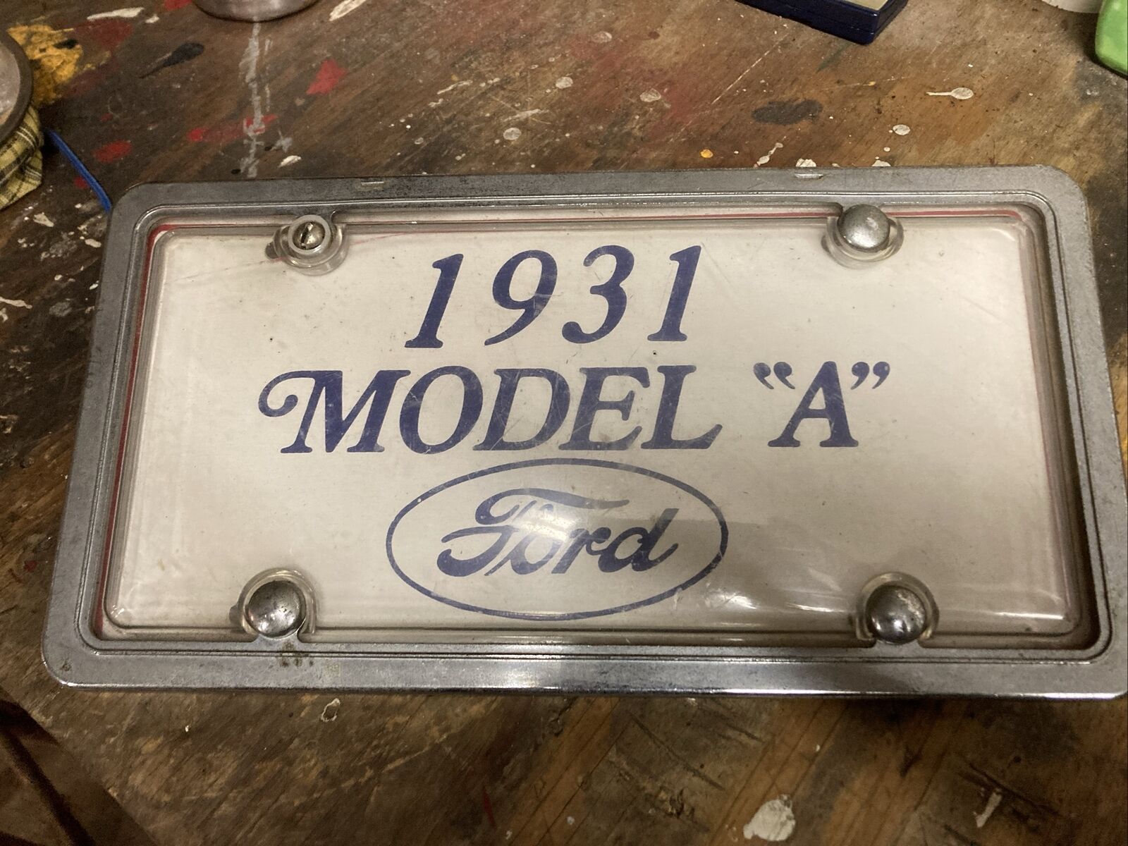 1931 Ford Model A Vanity License Plate