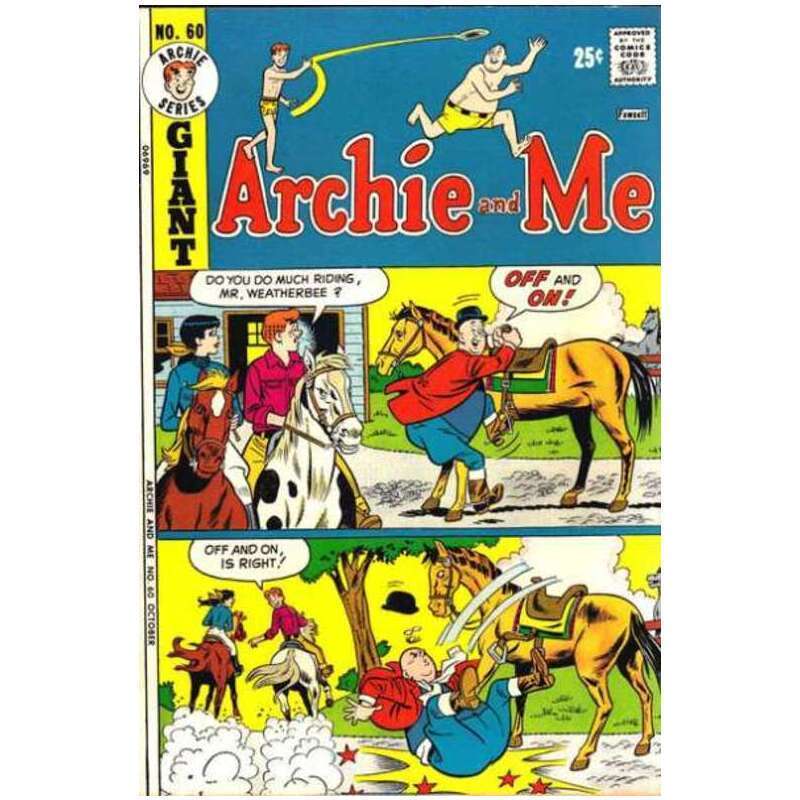 Archie and Me #60 in Very Fine minus condition. Archie comics [j,
