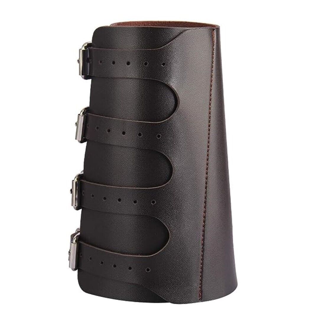 Leather Arm Bracers With Stylish Betled Closer And Made With Pure Leather