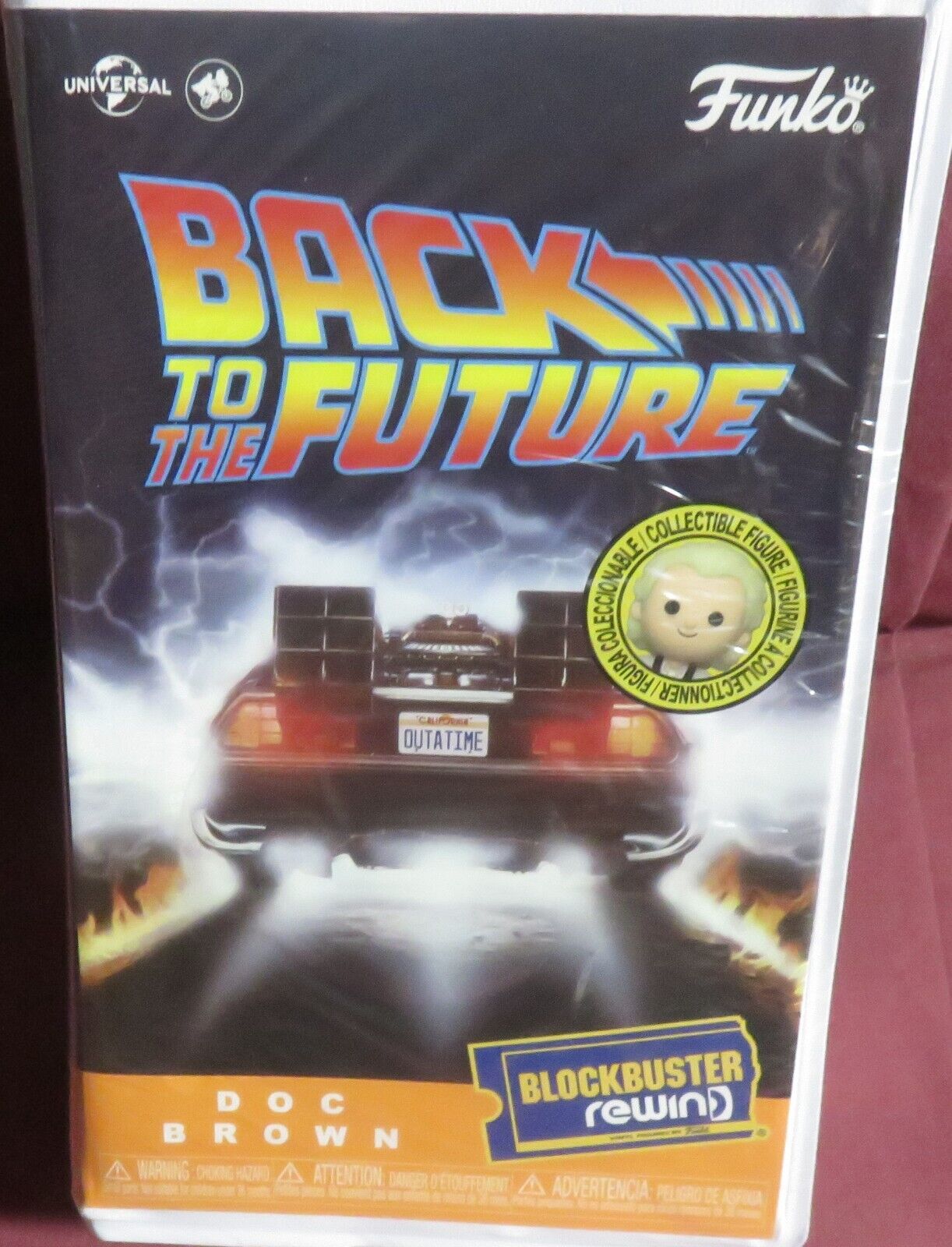 DOC BROWN, BACK TO THE FUTURE, 2023 FUNKO BLOCKBUSTER REWIND, CHANCE FOR CHASE