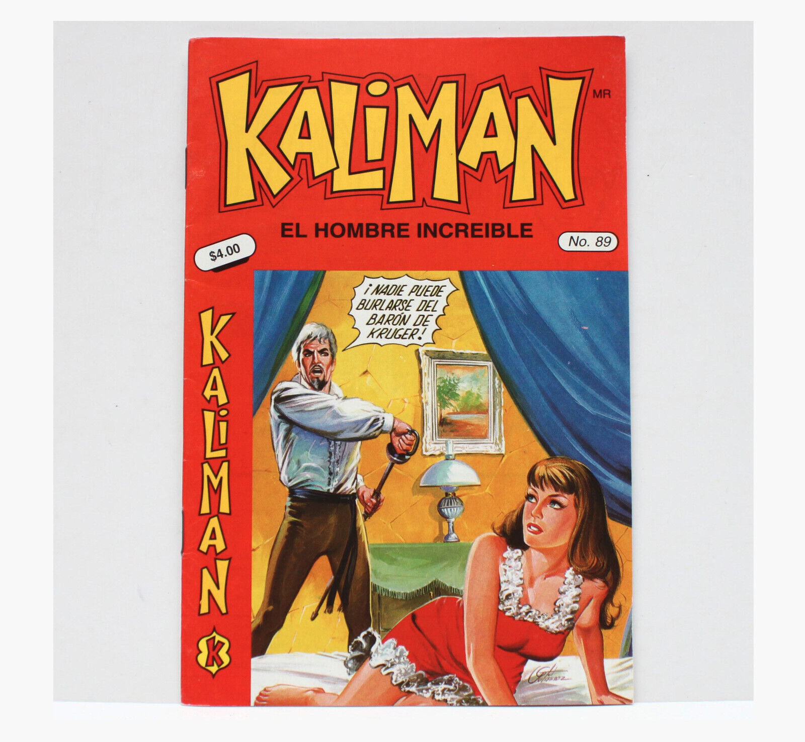 Kaliman El Hombre Increible No 89 El Asesino Invisible RARE