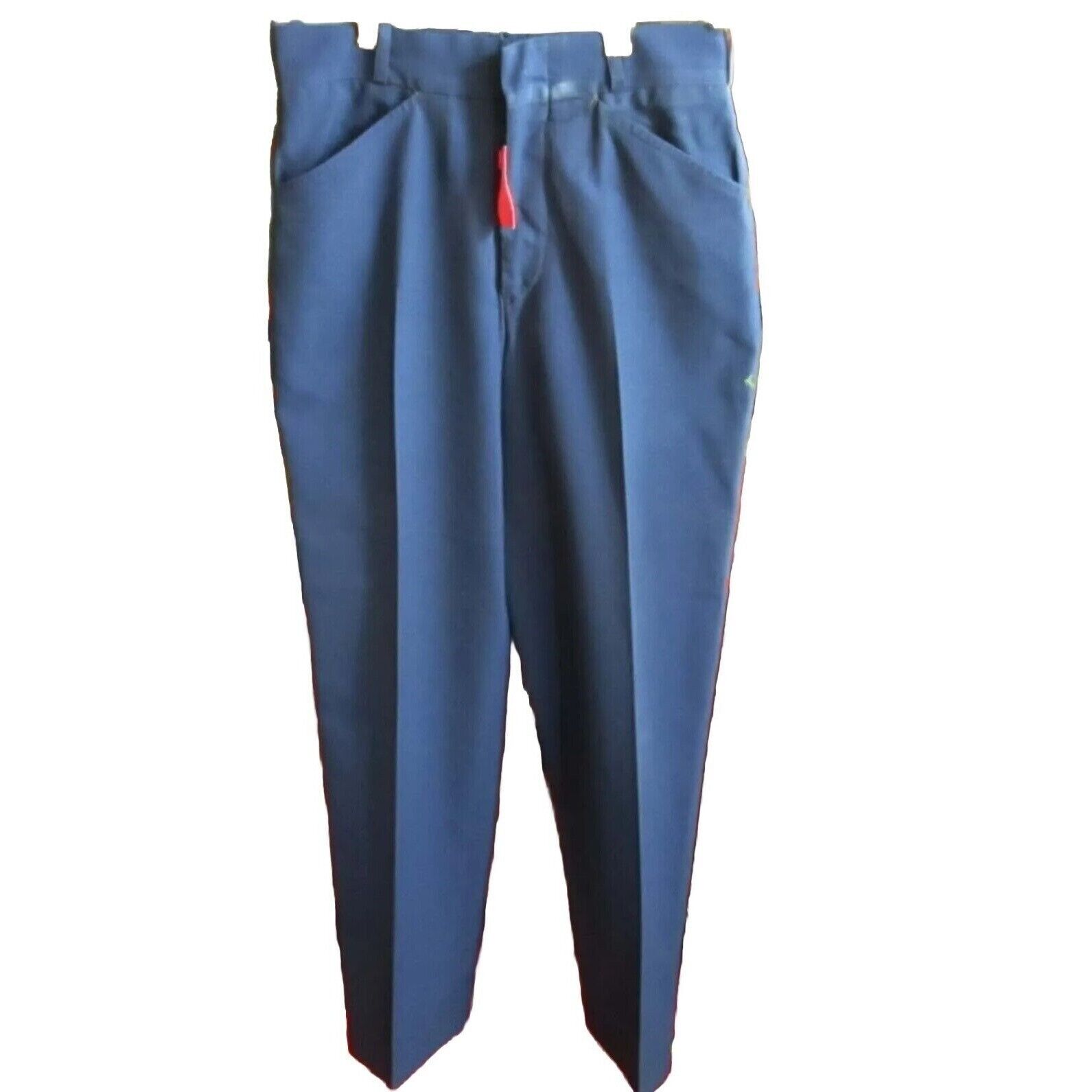 27 short Vintage 27x29 70s REGULATION BLUE USAFA DRESS PANTS TROUSERS USAF 27x29