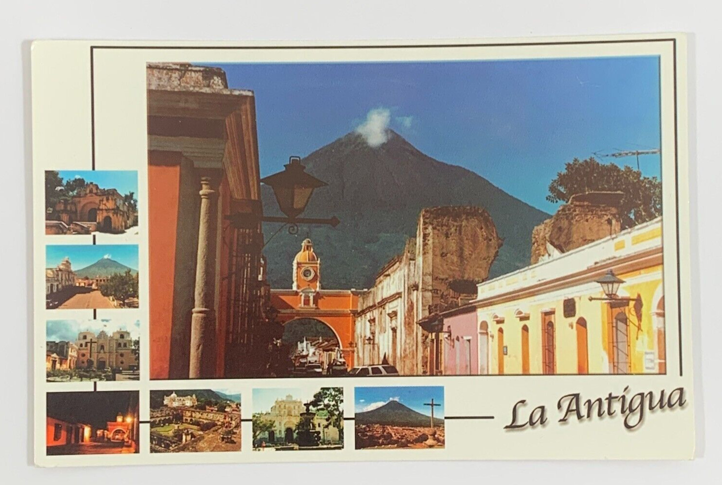 Alameda Santa Lucia North La Antigua Guatemala Multiview Postcard Unposted