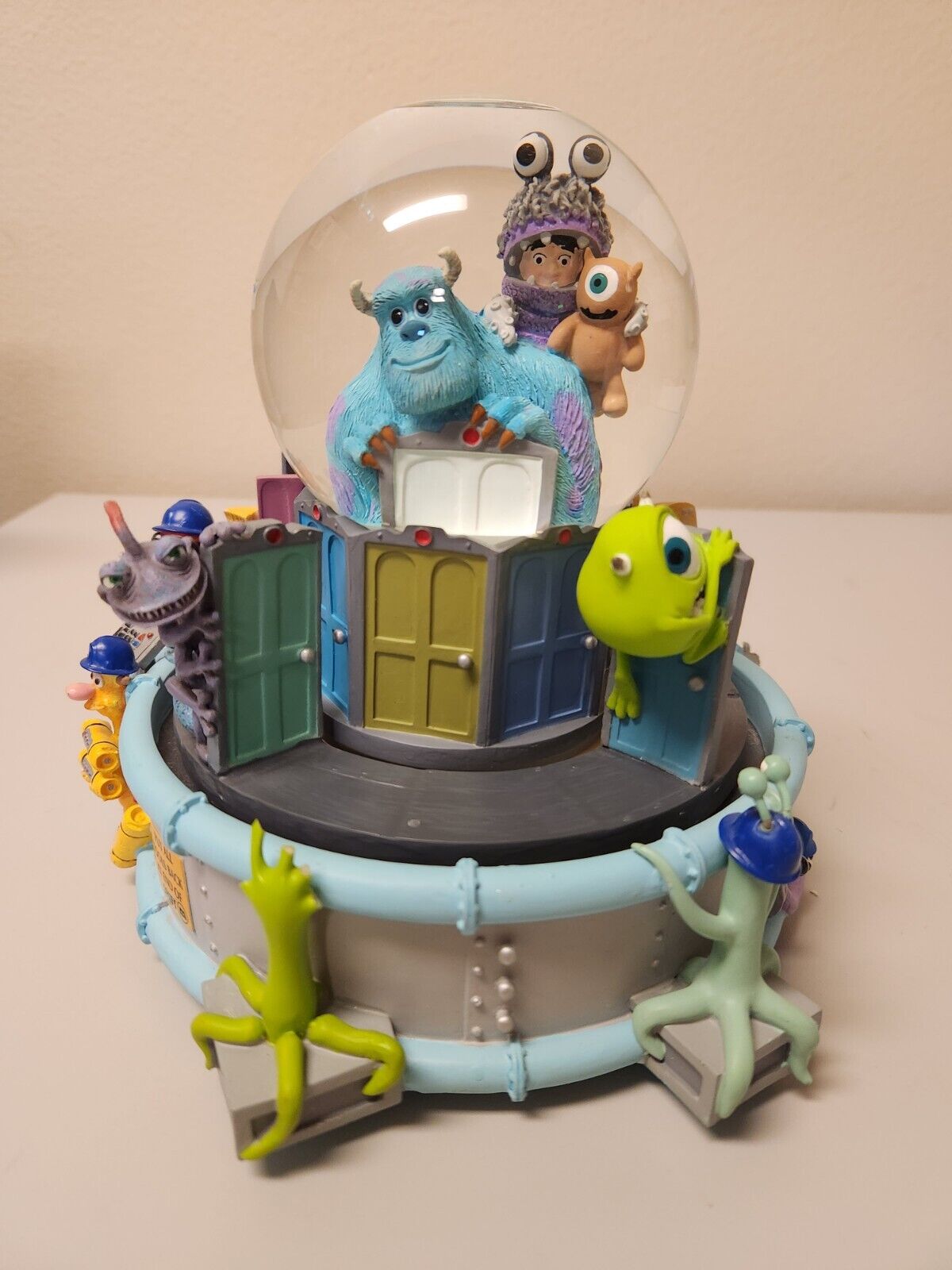 Disney Store Limited Monsters, Inc. Snow Globe Music Box - Damaged Issues *Read*