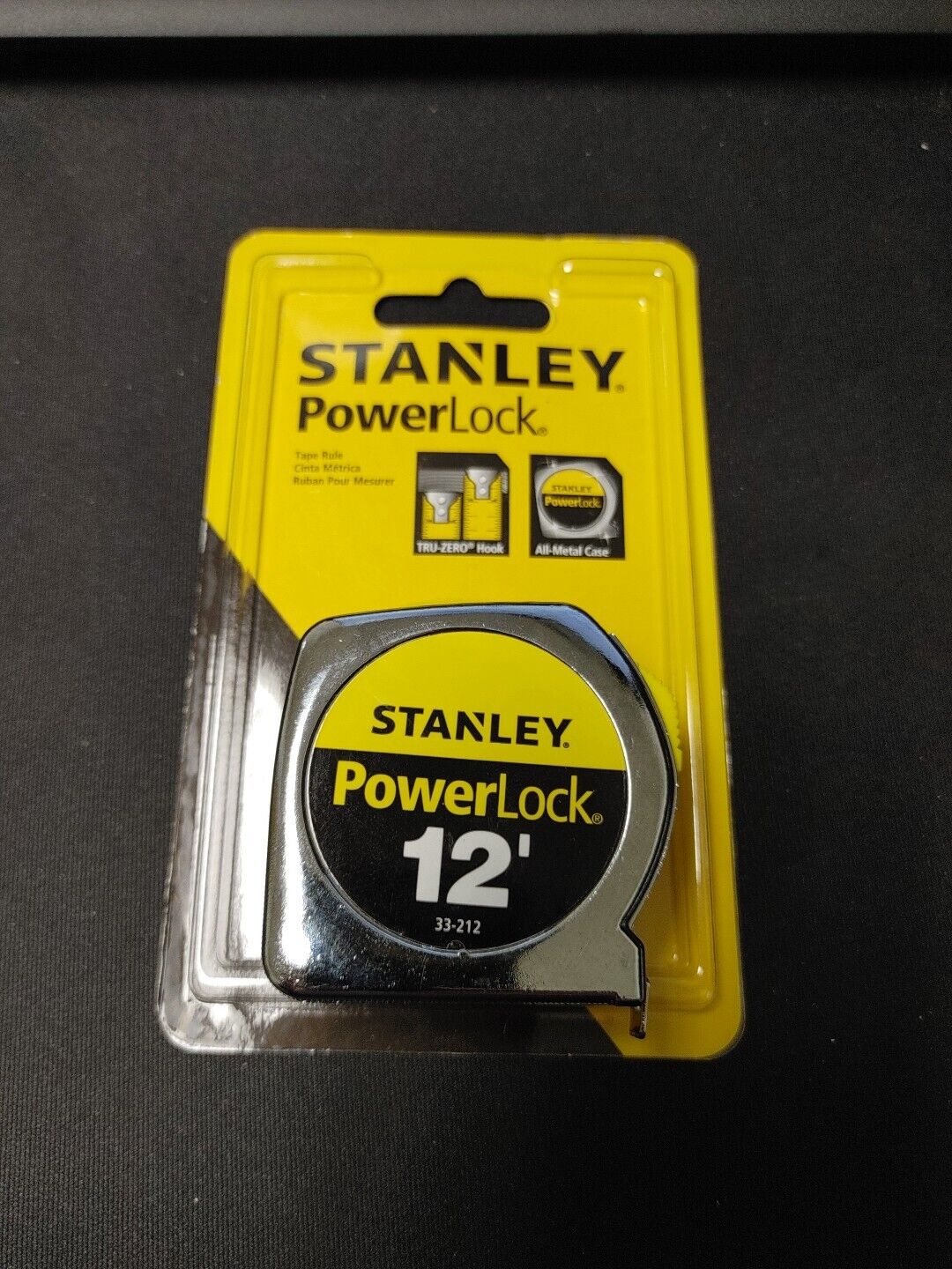 Stanley PowerLock Tape Measure Rule, 12\' x 1/2\