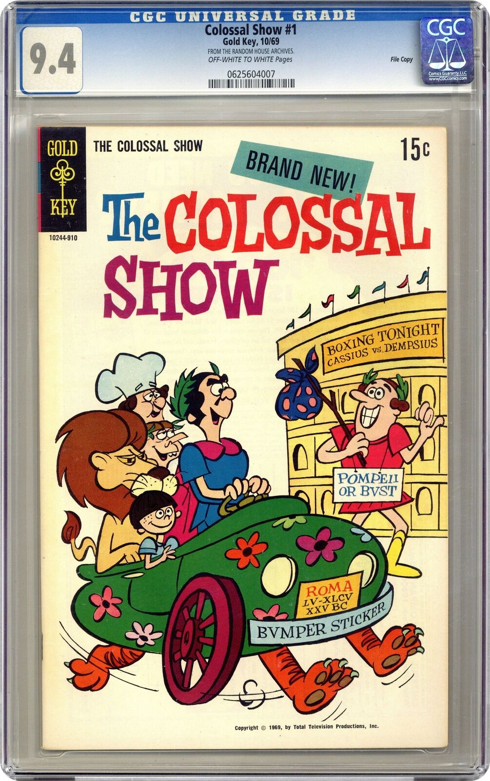 Colossal Show, The #1 CGC 9.4 1969 0625604007