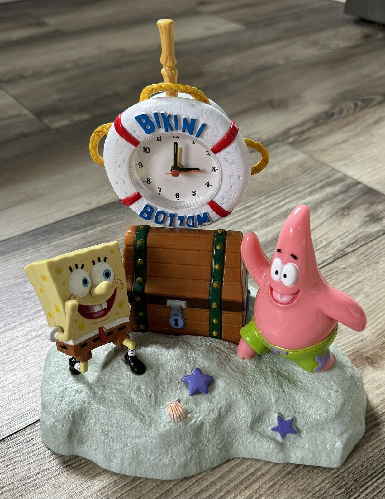 2002 Spongebob SquarePants Bikini Bottom Talking Alarm Clock YOUTUBE WORKING
