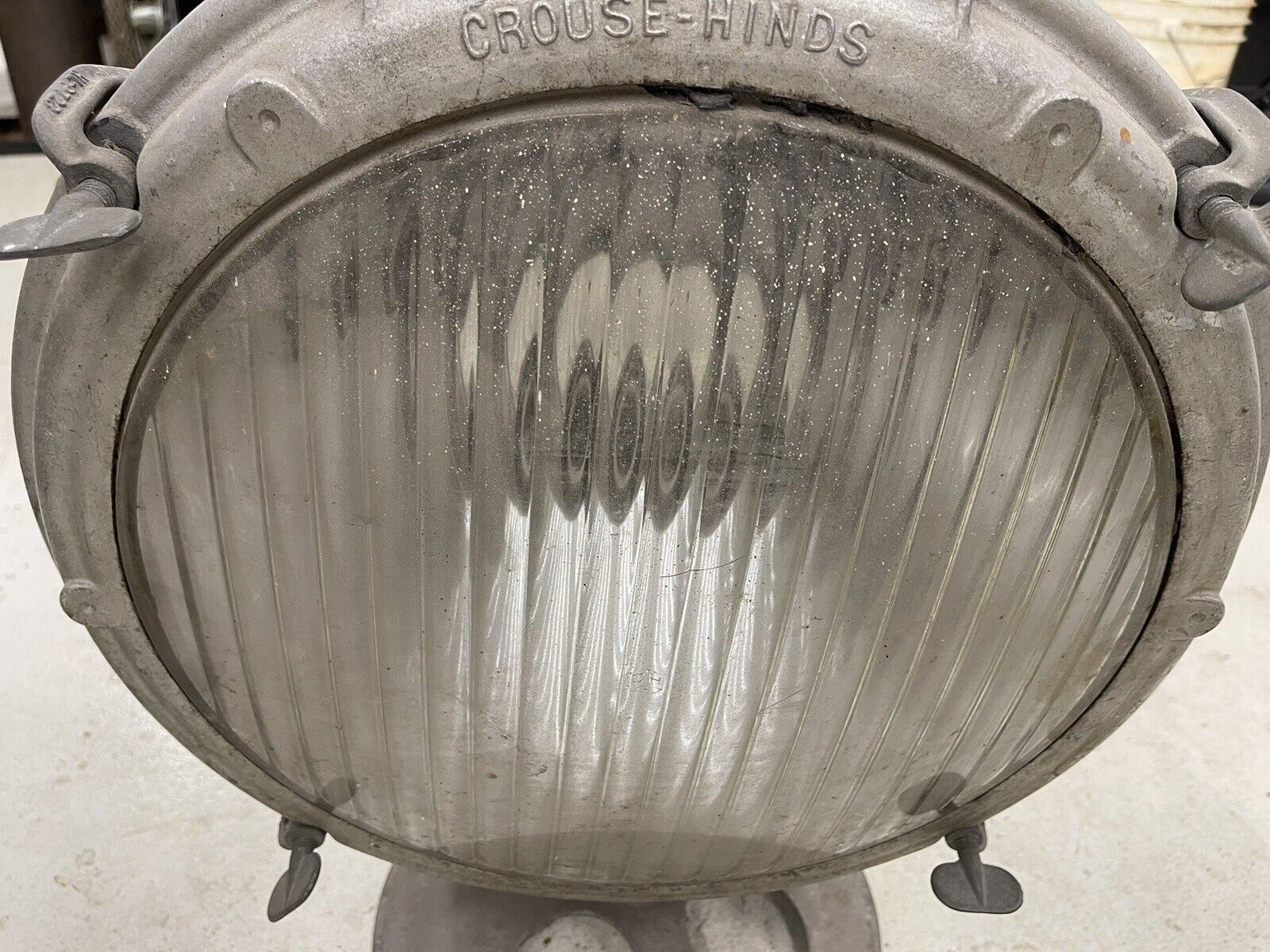 Vintage Crouse Hinds ADR 14 Spot Light - Firefighting Nautical Industrial Flood