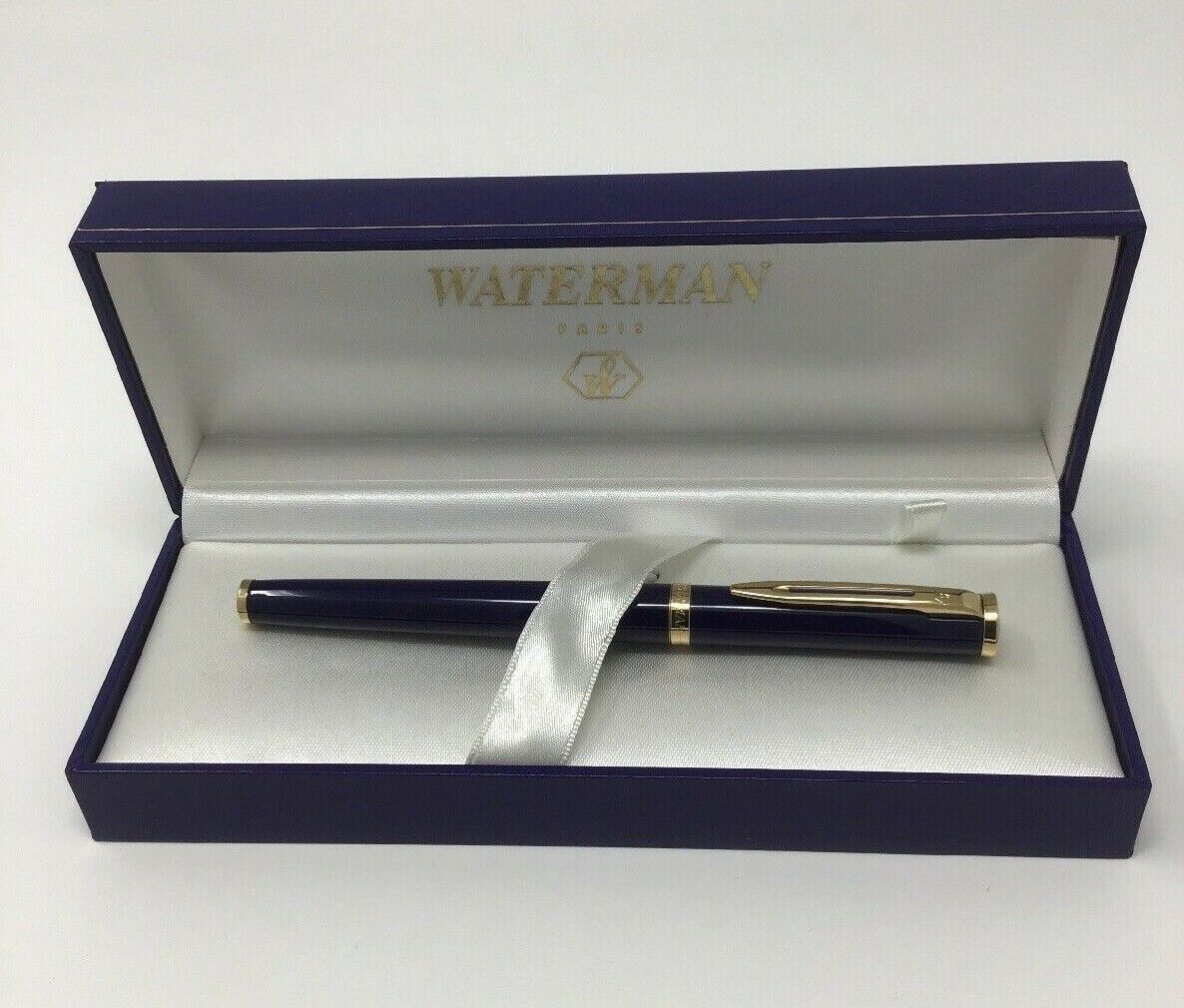 Waterman Preface Blue Gold Trim Rollerball Pen New Old Stock NOS 