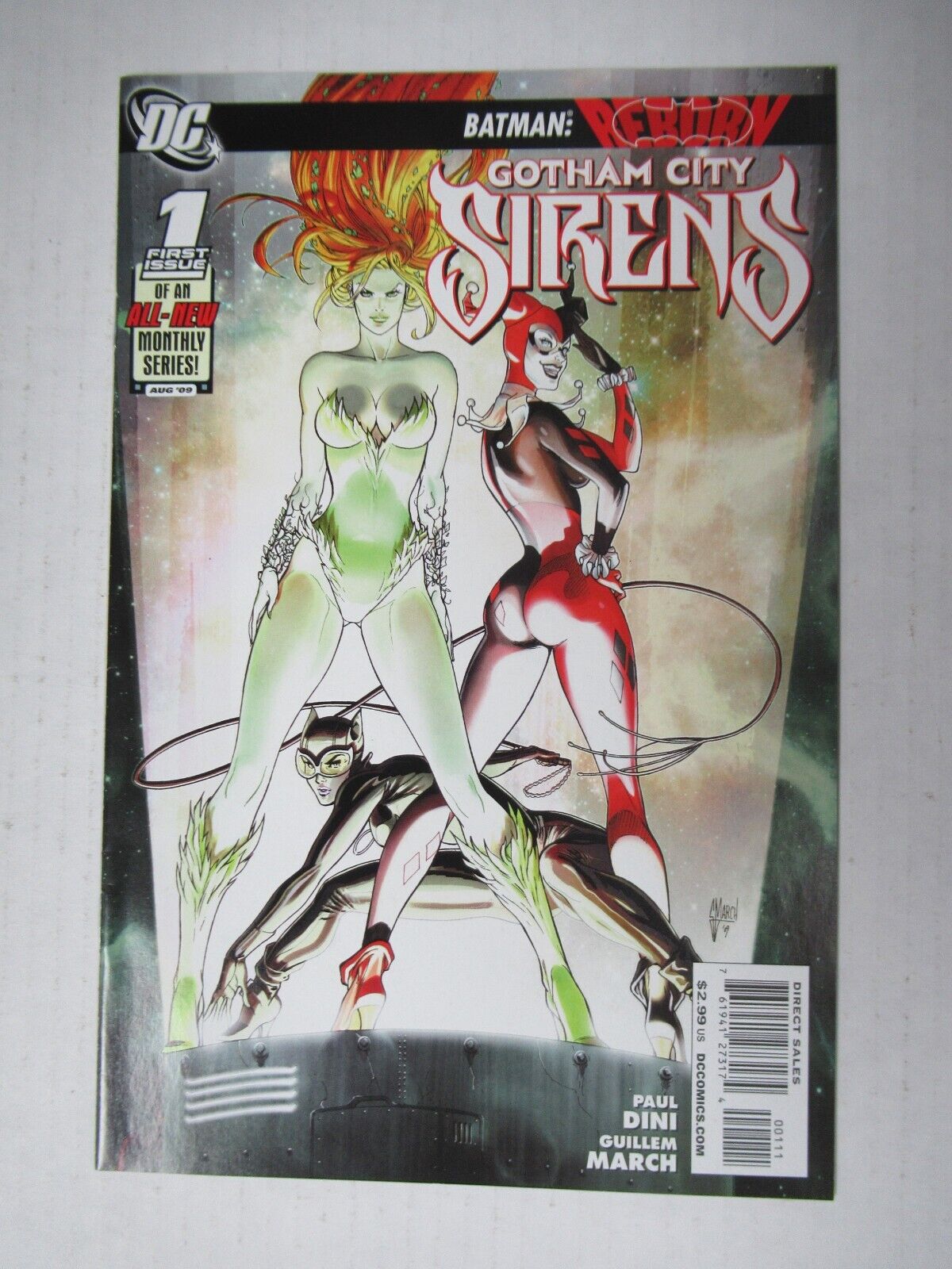 2009 DC Comics Gotham City Sirens #1