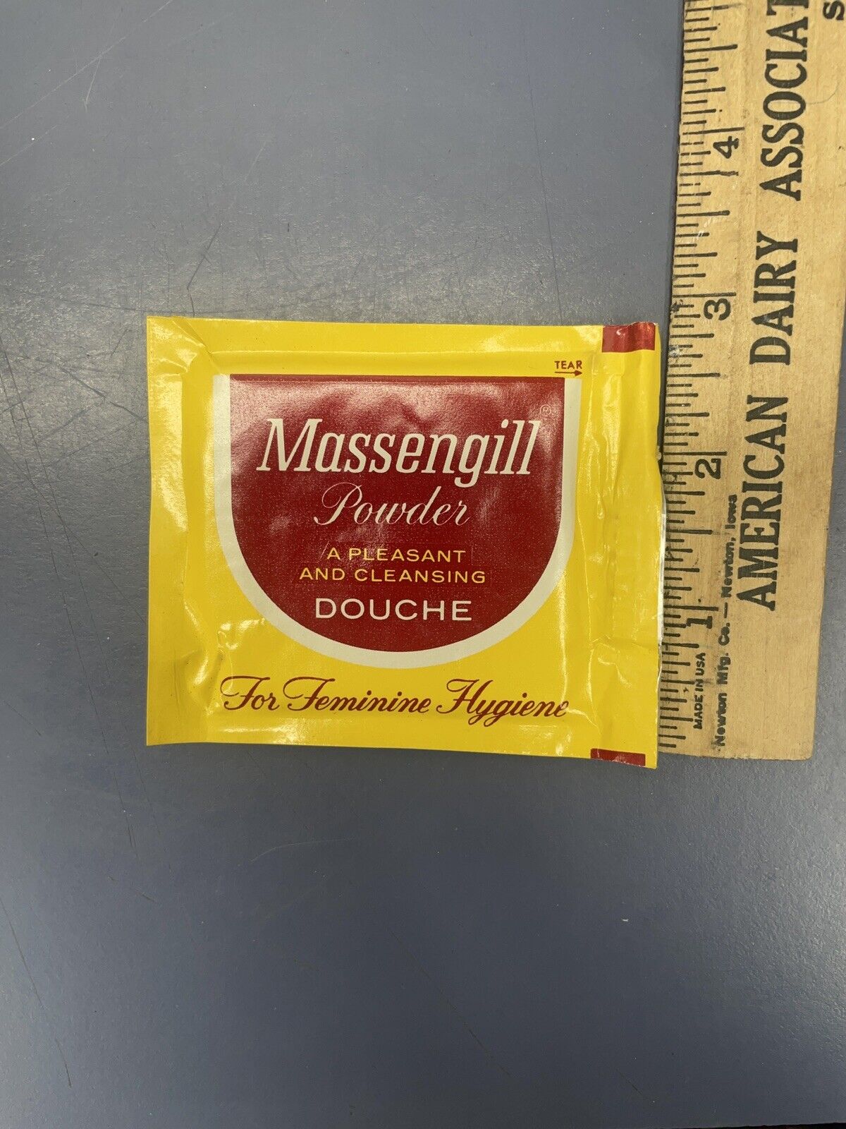Vintage Sealed MASSENGILL Douche Powder Packet Pouch