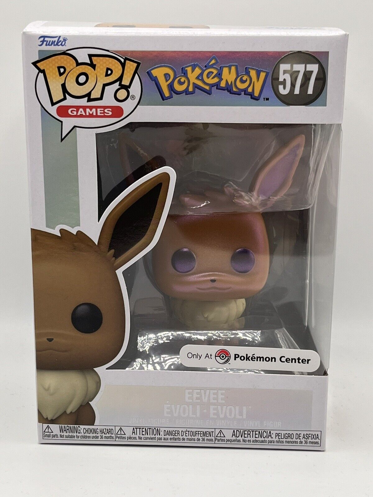 Funko POP Pearlescent Eevee Pokémon Center Exclusive #577