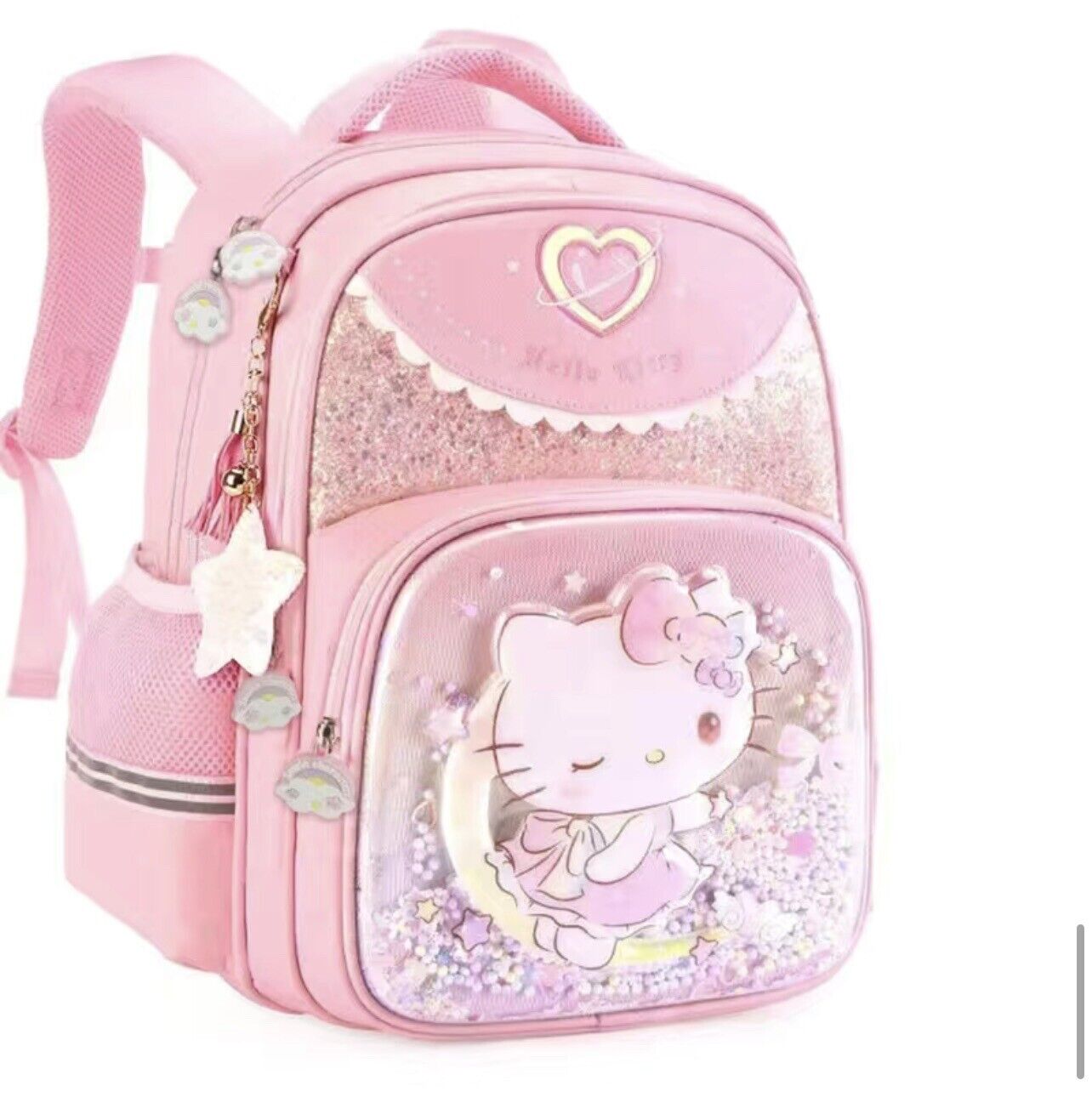 Sanrio Hello Kitty BackPack Bag Book Bag Back To School Kawaii Kids Pink