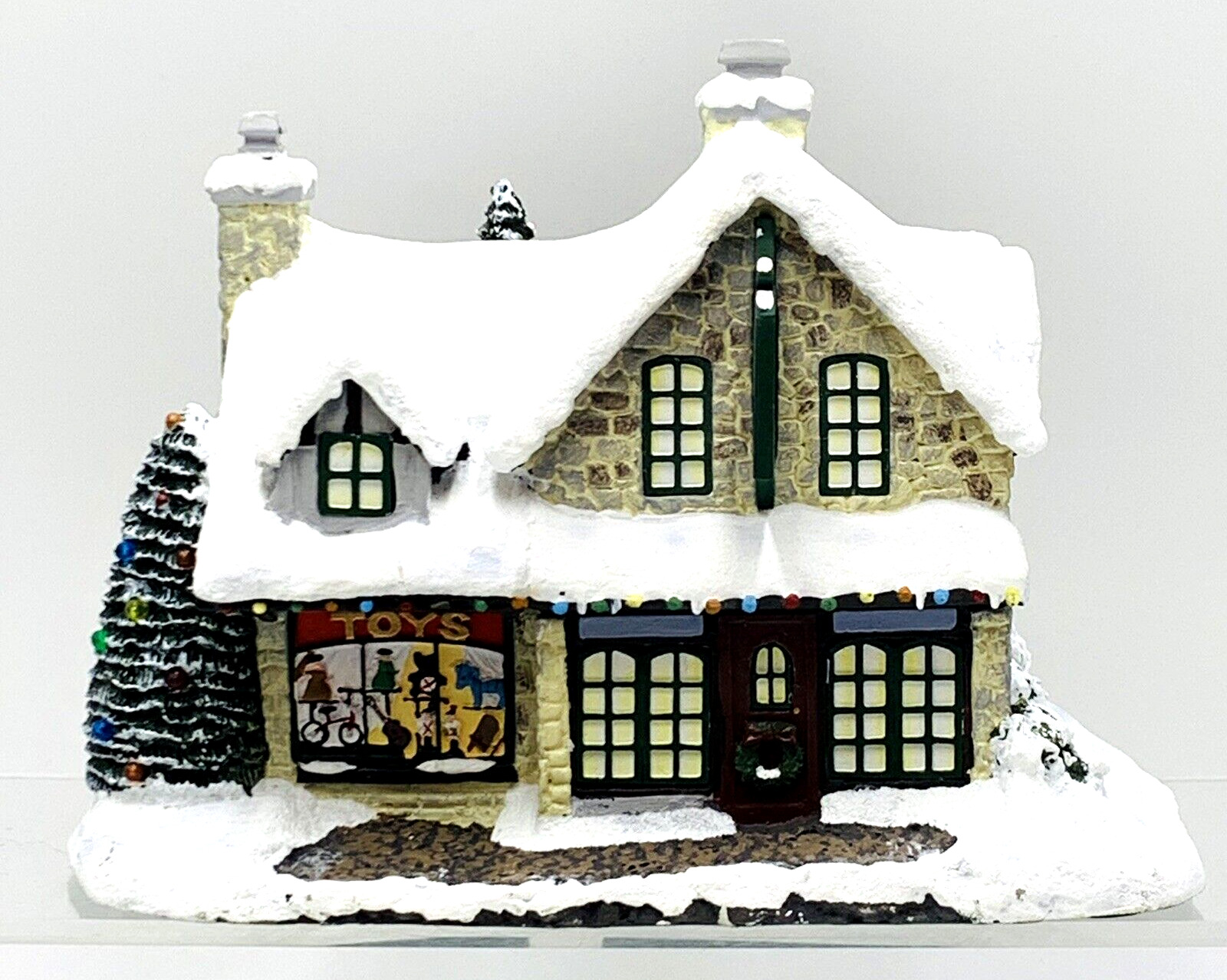 Thomas Kinkade Hawthorne Village “ Santa’s Workshop Toys” Christmas
