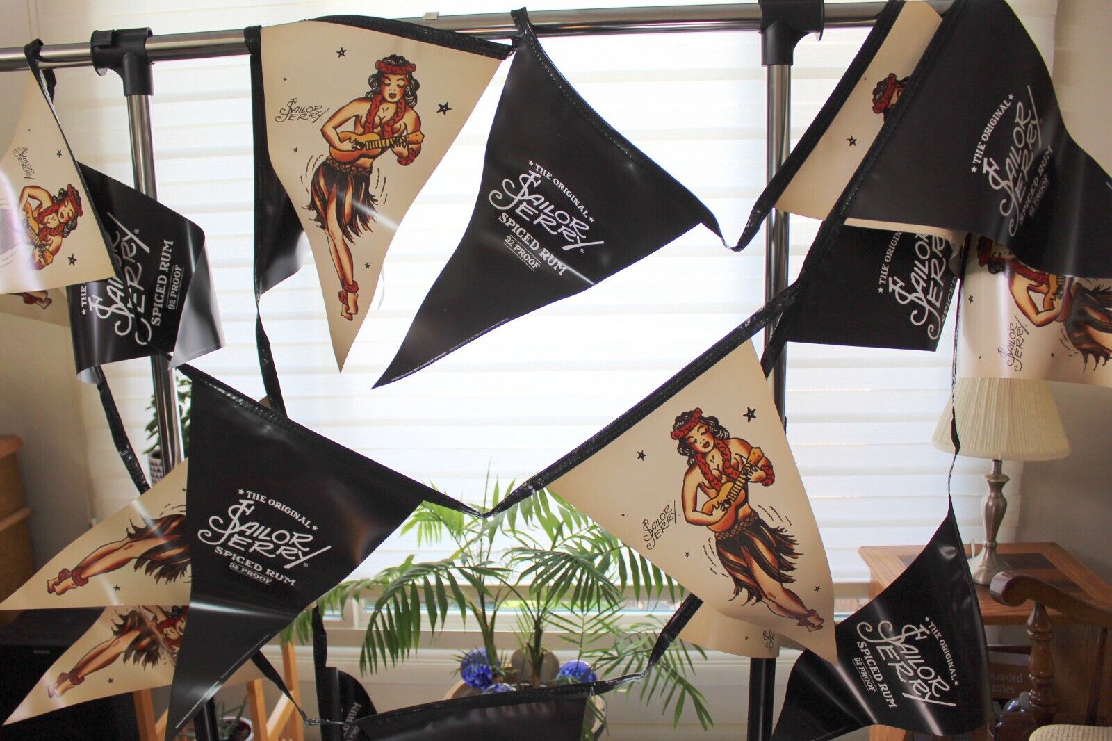 Sailor Jerry Spiced Rum Hula Girl Banner - 30 Ft Long