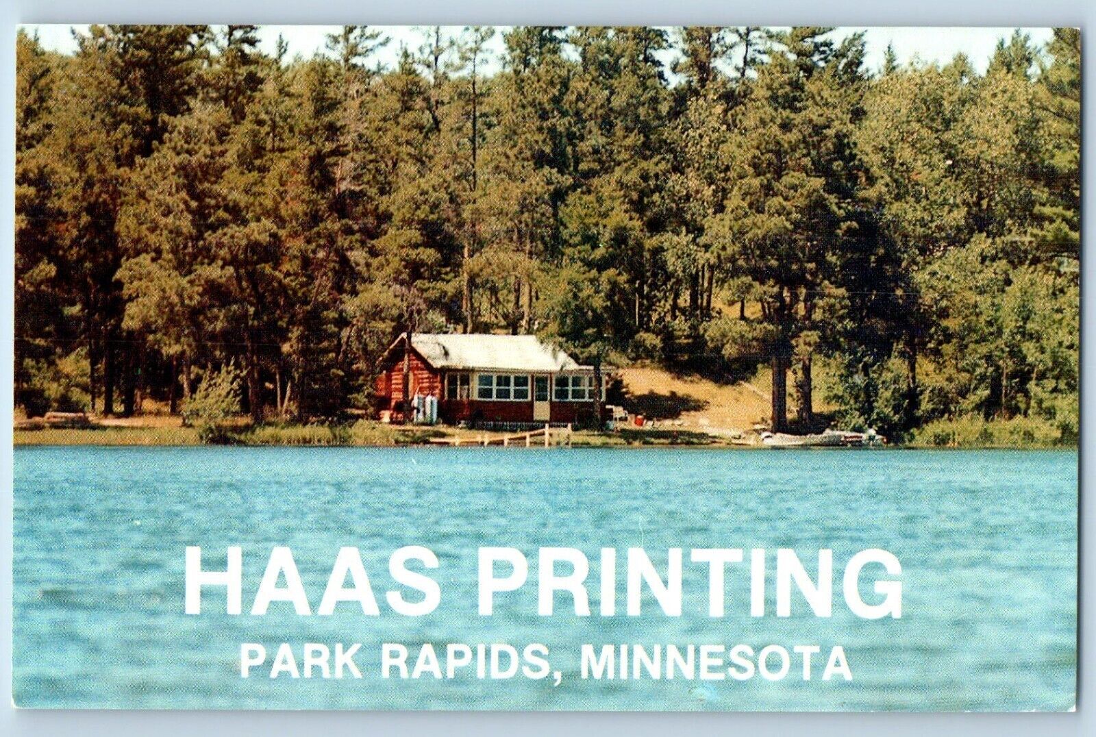 Park Rapids Minnesota Postcard Hass Printing Specialist Brochures Catalog 1960