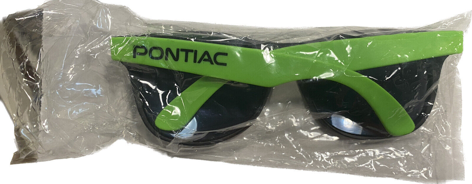Pontiac UV Sunglasses Neon Green, New Sealed, VTG 1990’s Deadstock
