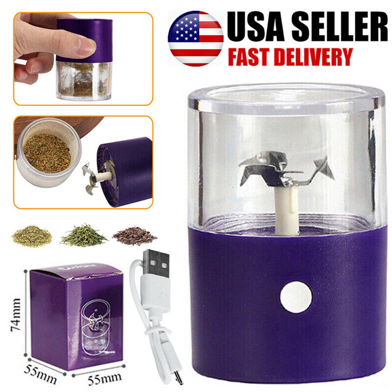 Electric Auto Grinder for Herb & Garlic Grinding Rchargeable in USB Portable