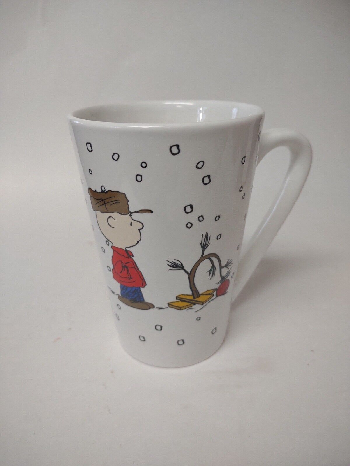 Charlie Brown Merry Christmas Tree 14 oz Coffee Mug 5 inch Dan Dee Peanuts