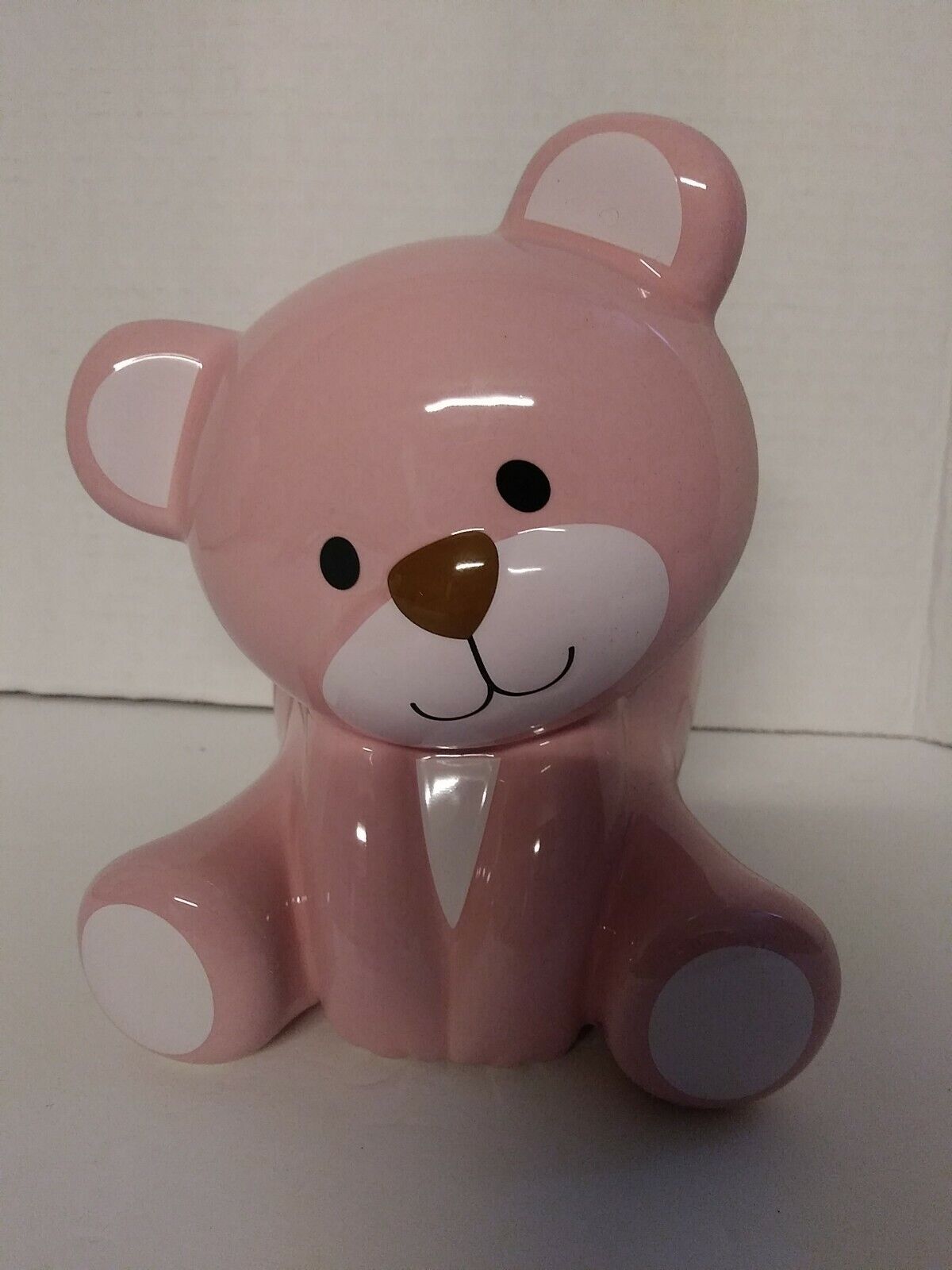 Teleflora Girl Teddy Bear Ceramic Container New