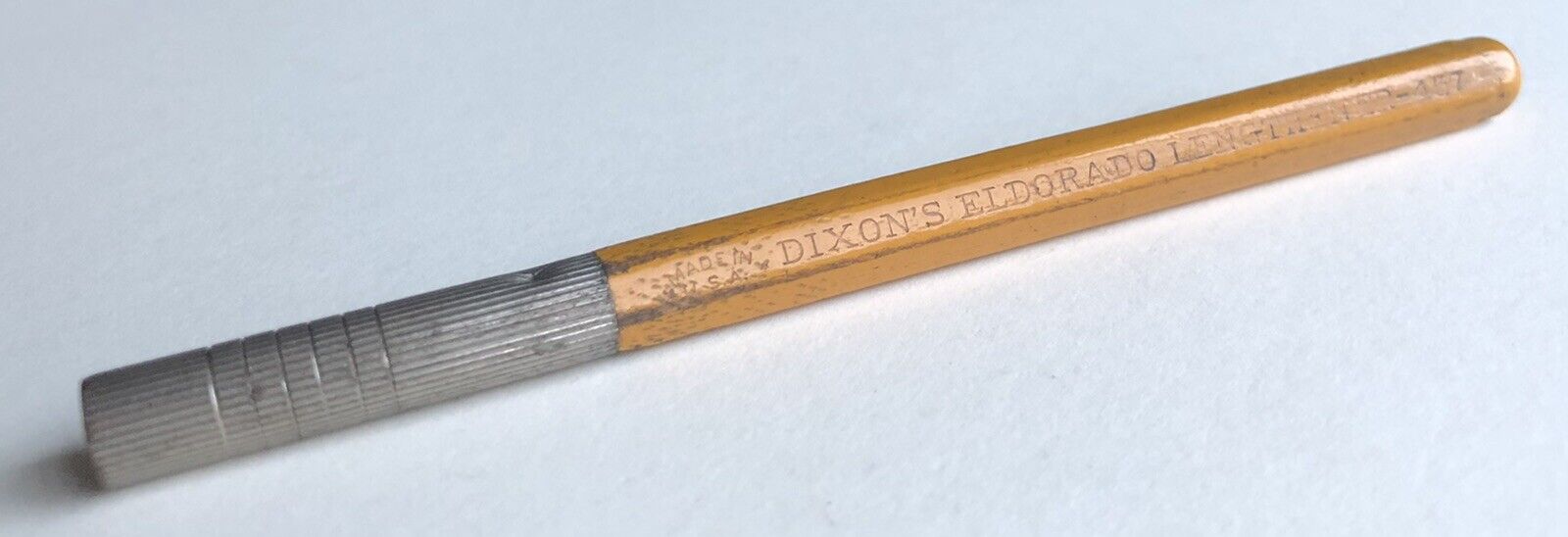 Vintage DIXON ELDORADO 457 Pencil Lenghtener Wood Knurled Metal Grip 5\