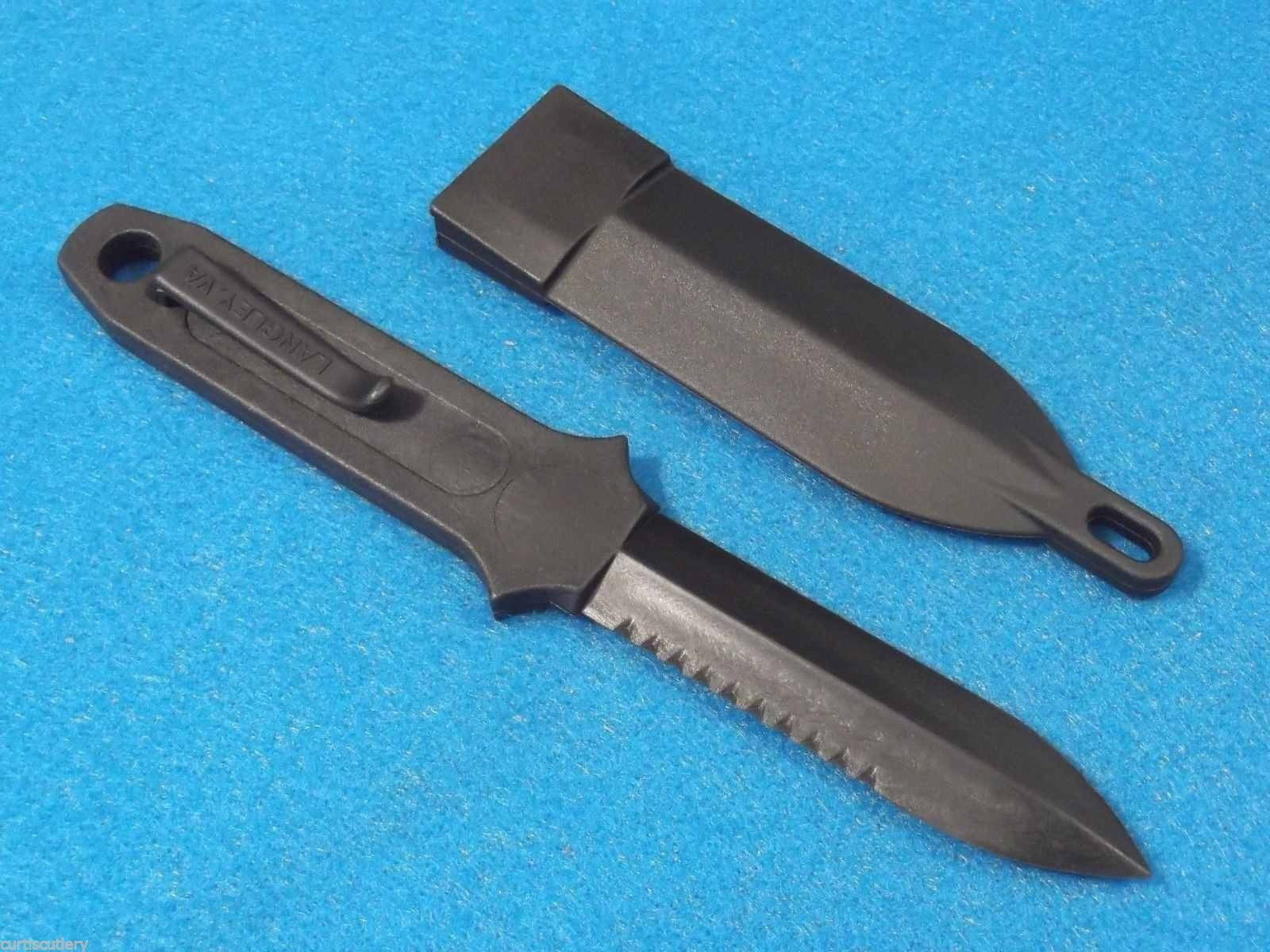 CIA Sticker Neck Knife M4259 non-metal polycarbonate double edge dagger 7