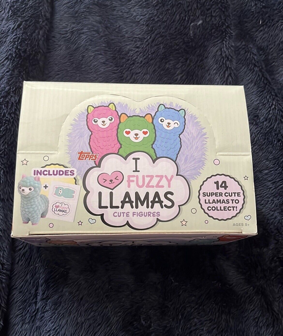TOPPS I Love Fuzzy Llamas rare collector’s box of 12 packs