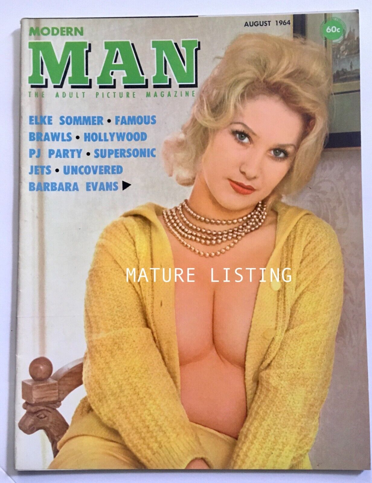 Modern Man Vol.2 No.15 August 1964 Featuring: Elke Sommers, Barbara Evans