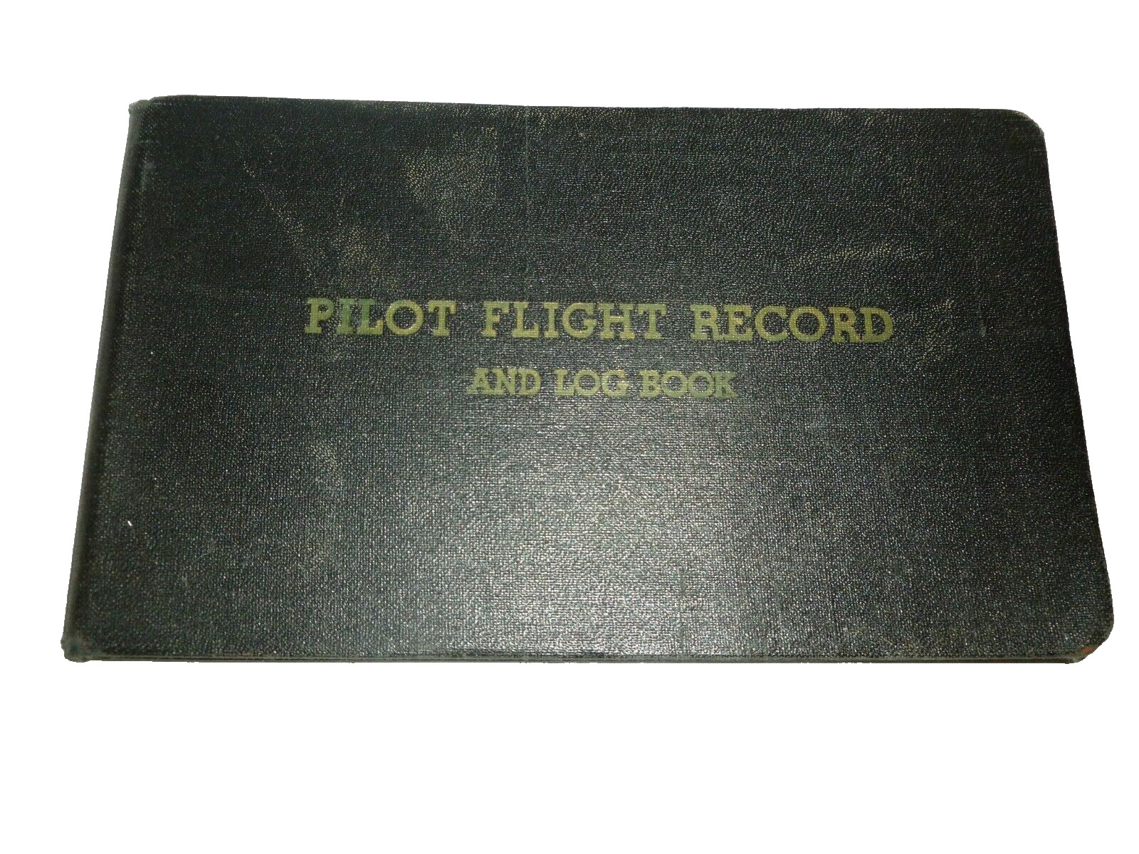 VINTAGE 1950s PILOT FLIGHT RECORD LOG BOOK AIRPLANE PLANE AP-3 half filled Named