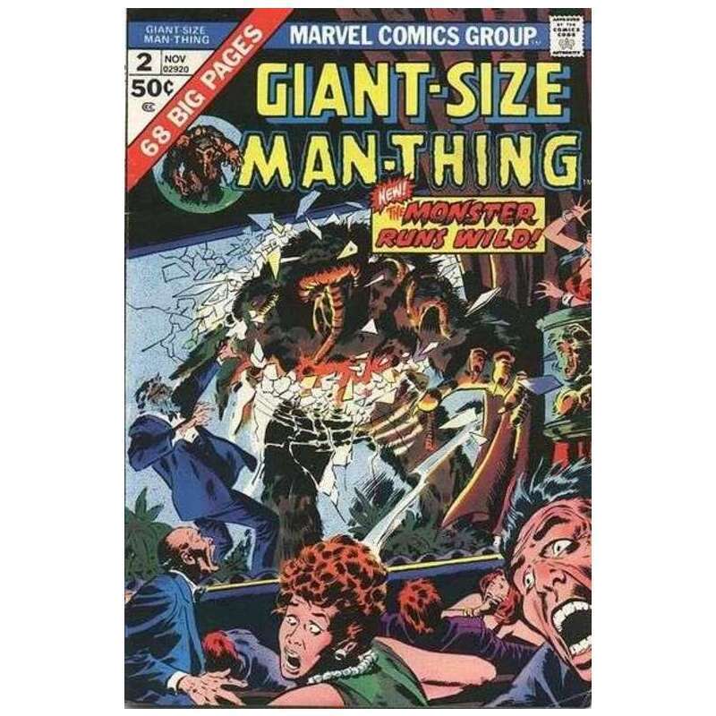 Giant-Size Man-Thing #2 in Fine minus condition. Marvel comics [j%