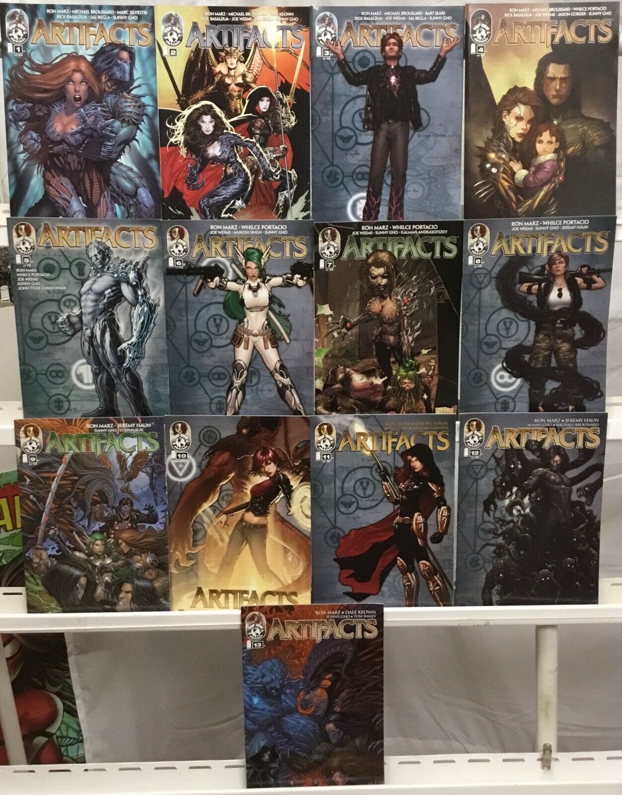Top Cow Productions Artifacts #1-13 Complete Set VF 2010