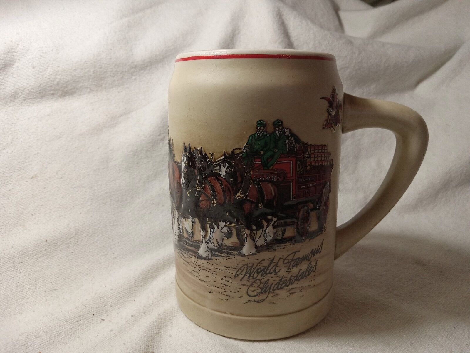 Vintage Budweiser “World Famous Clydesdales” Beer Stein (R304)