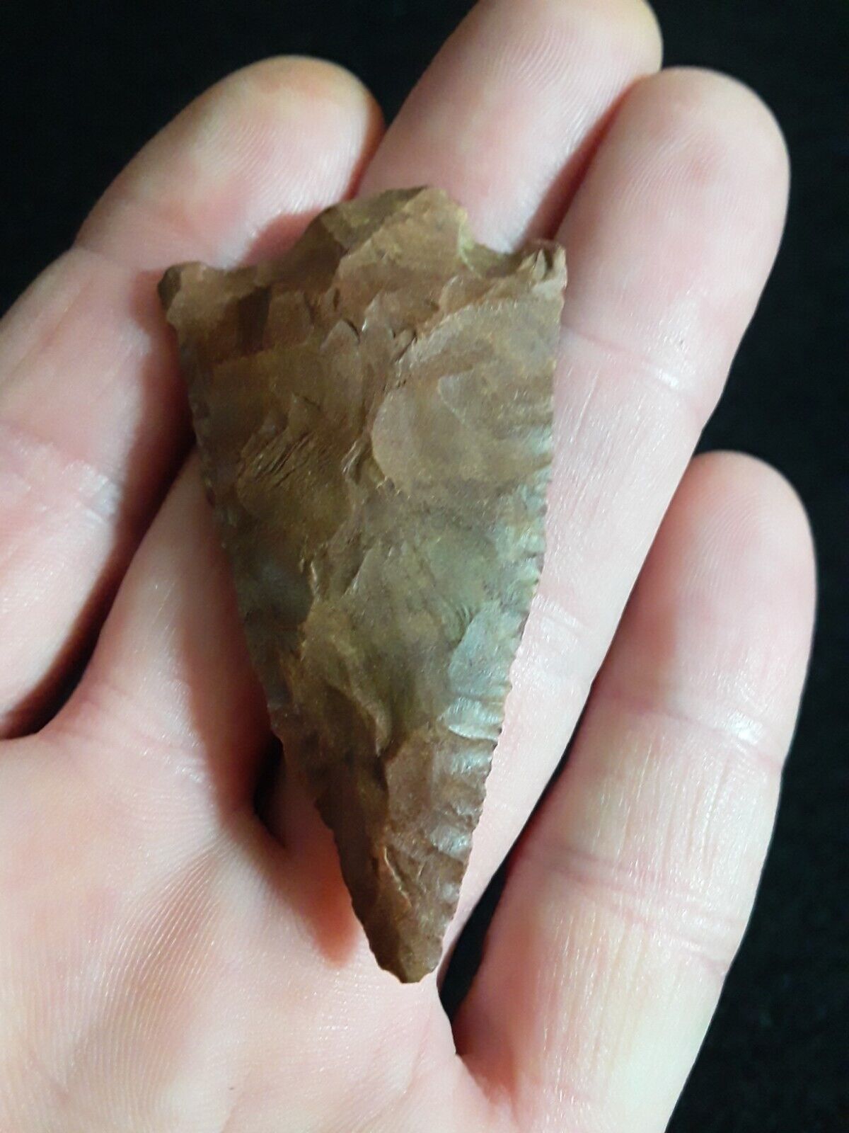 Nice Authentic Ancient Arrowhead Native American  pre 1600 N MS Artifact 