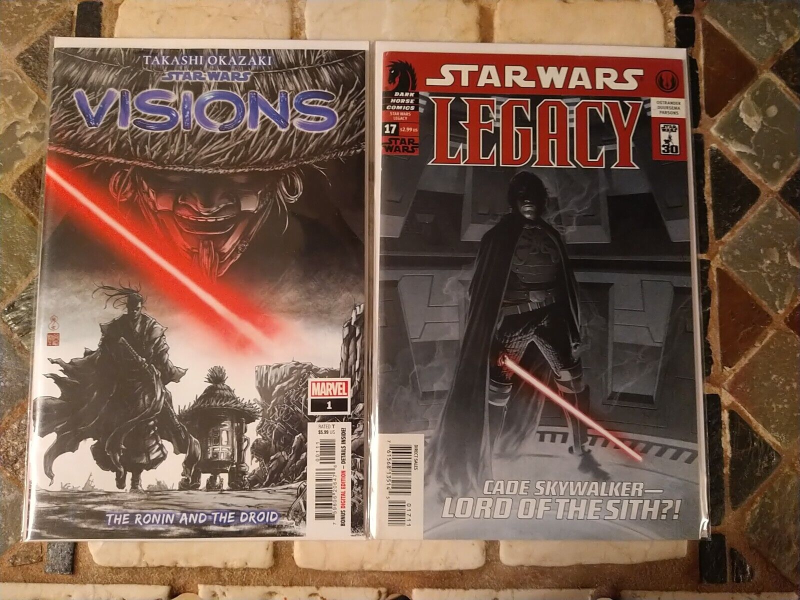 Star Wars Visions Takashi Okazaki #1b2024 Ronin & Droid & Star Wars Legacy #17