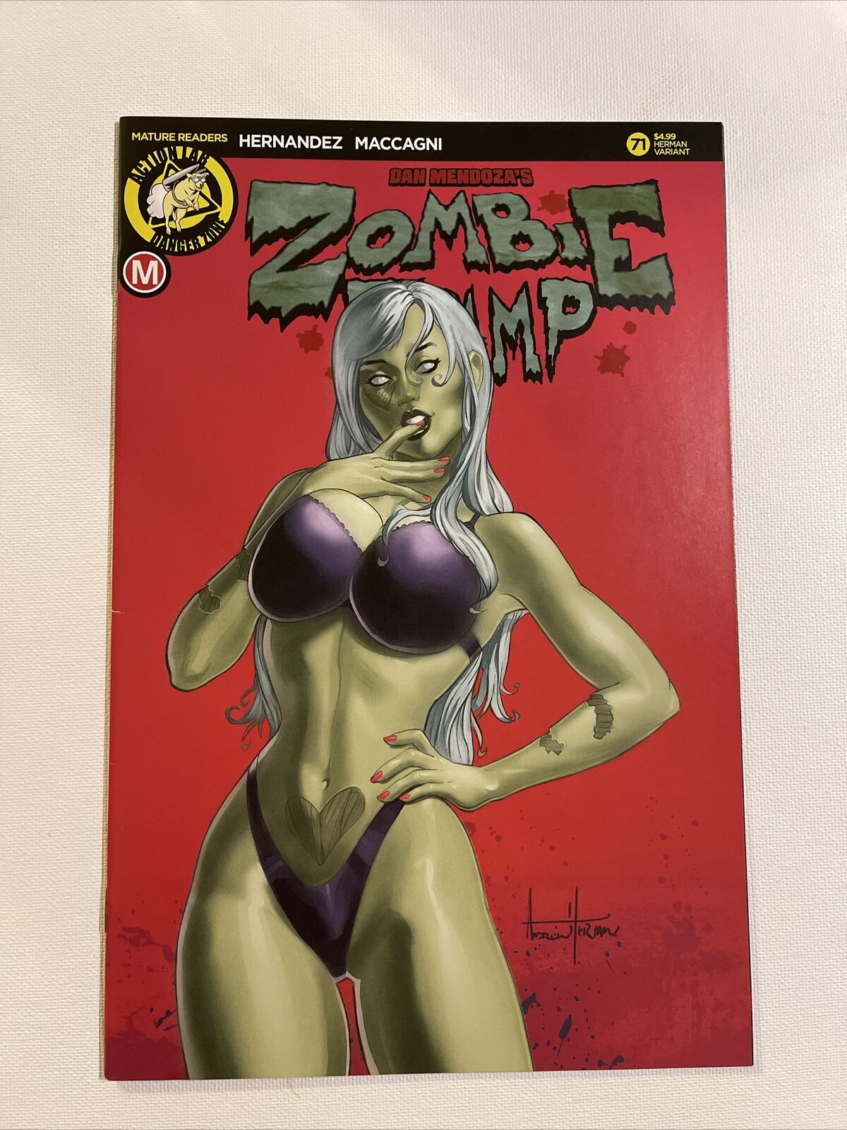 ZOMBIE TRAMP ONGOING #71 CVR E HERMAN (MR) ACTION LAB ENTERTAINMENT