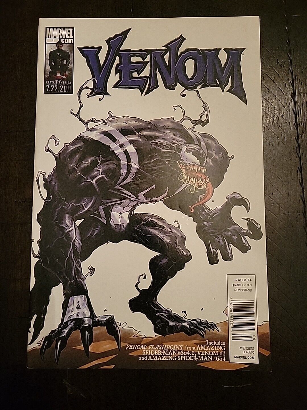 Venom: Flashpoint #1 (2011) Tony Moore Cover - Newsstand